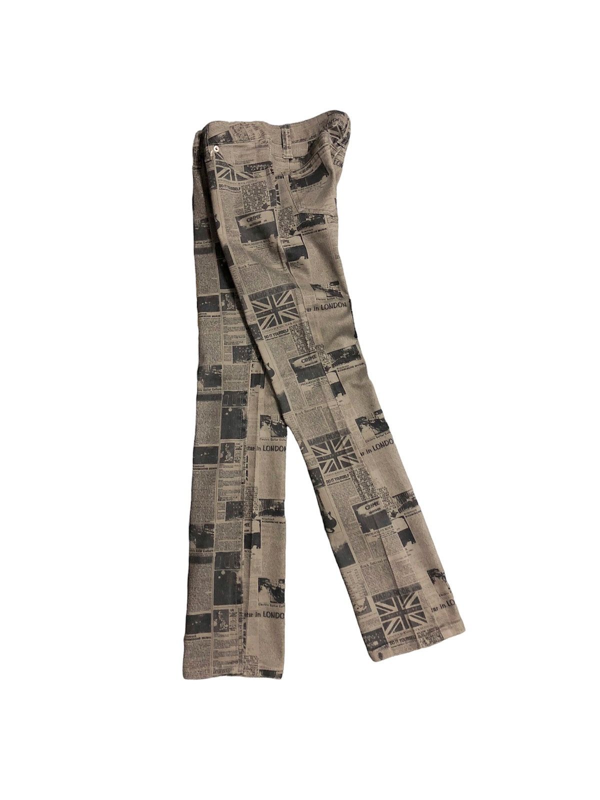 Japanese Brand [31 x 39 ] WAVELIST overprinted street punk pant Size US 31 - 7 Thumbnail
