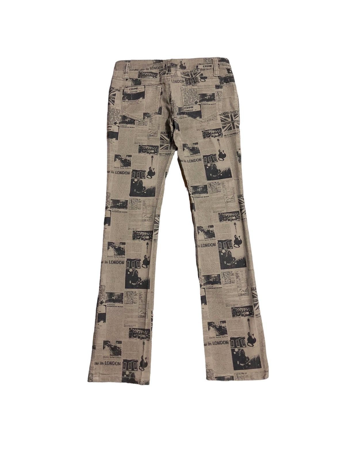 Japanese Brand [31 x 39 ] WAVELIST overprinted street punk pant Size US 31 - 6 Thumbnail