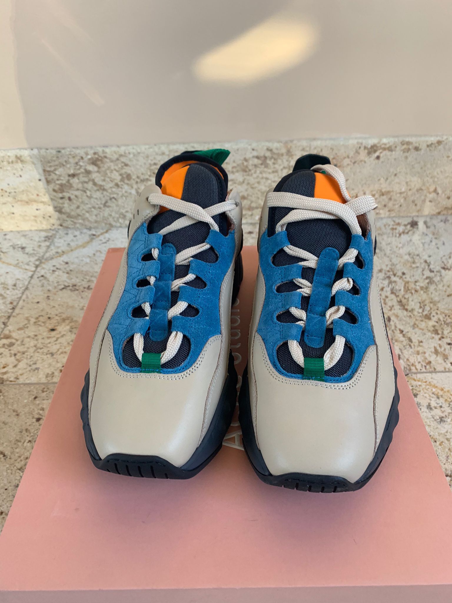 Acne Studios Rockaway Sneakers in Blue / Multi Size US 7 / EU 40 - 3 Thumbnail