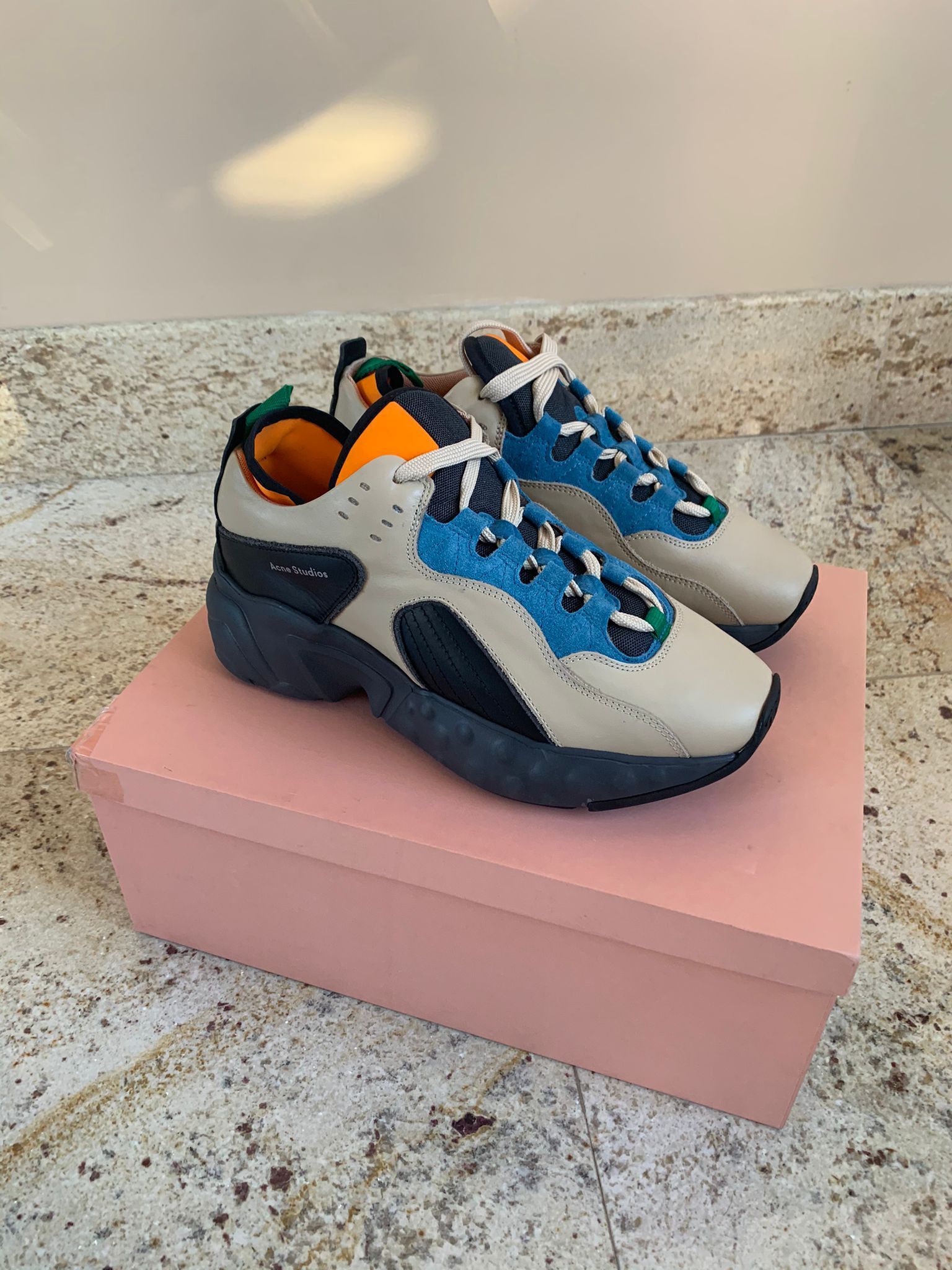 Acne Studios Rockaway Sneakers in Blue / Multi Size US 7 / EU 40 - 8 Thumbnail