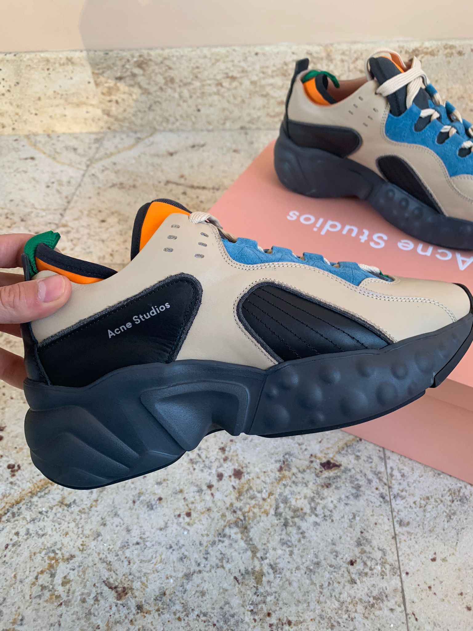 Acne Studios Rockaway Sneakers in Blue / Multi Size US 7 / EU 40 - 7 Thumbnail