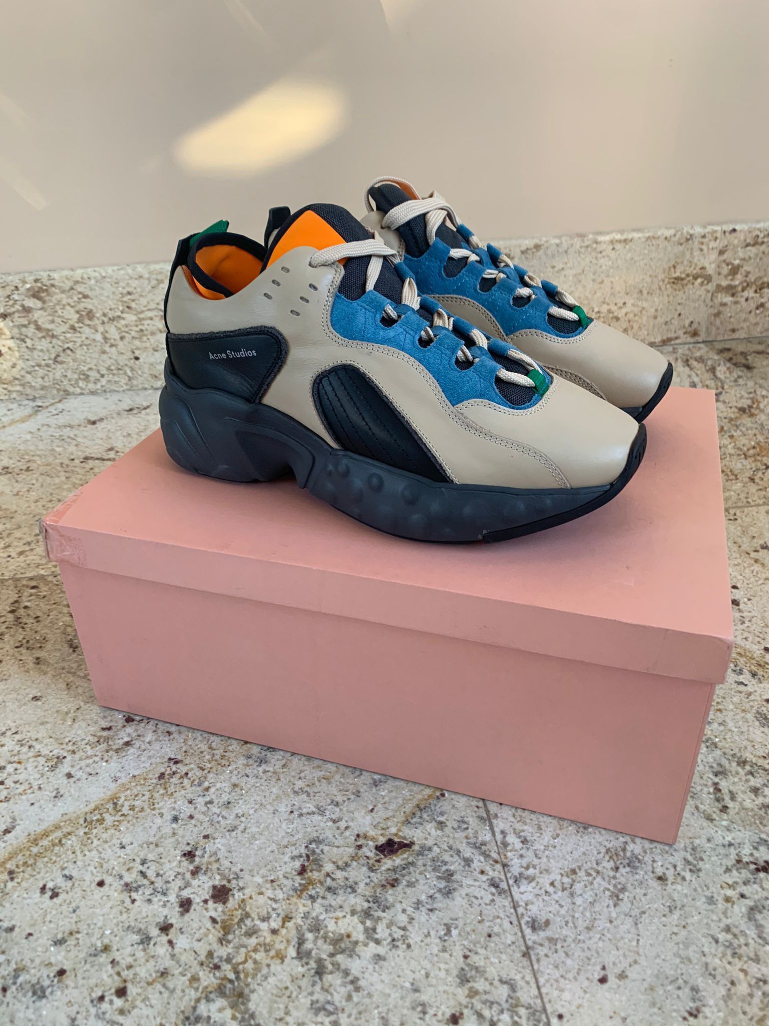 Acne Studios Rockaway Sneakers in Blue / Multi Size US 7 / EU 40 - 5 Thumbnail