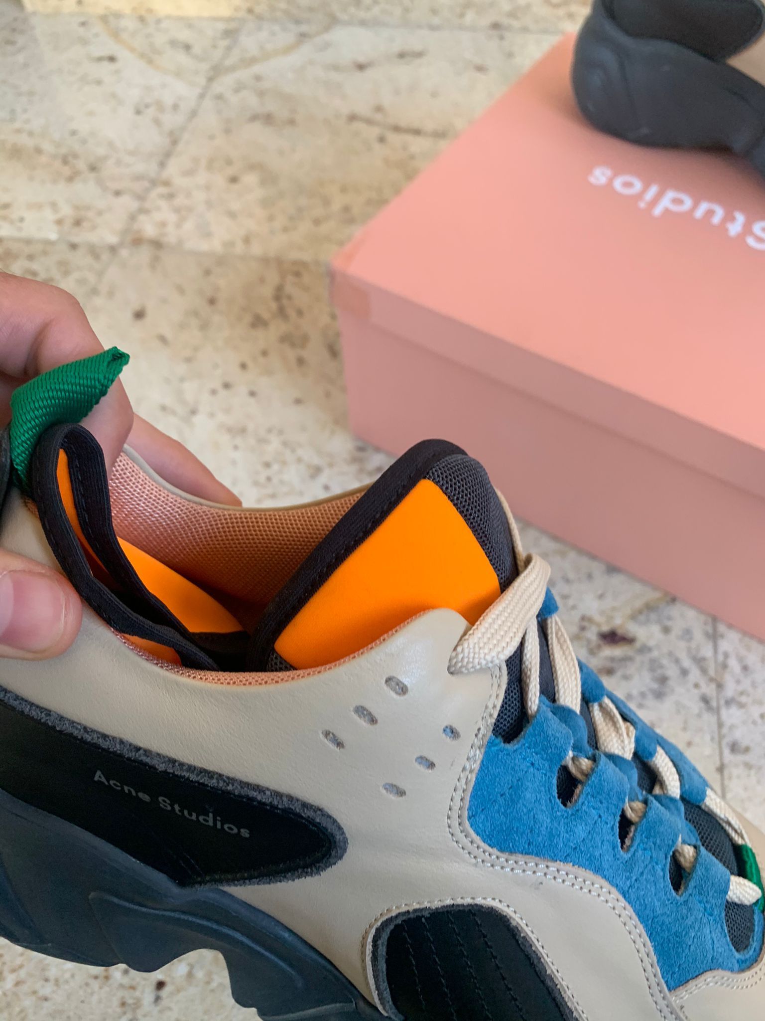 Acne Studios Rockaway Sneakers in Blue / Multi Size US 7 / EU 40 - 9 Thumbnail