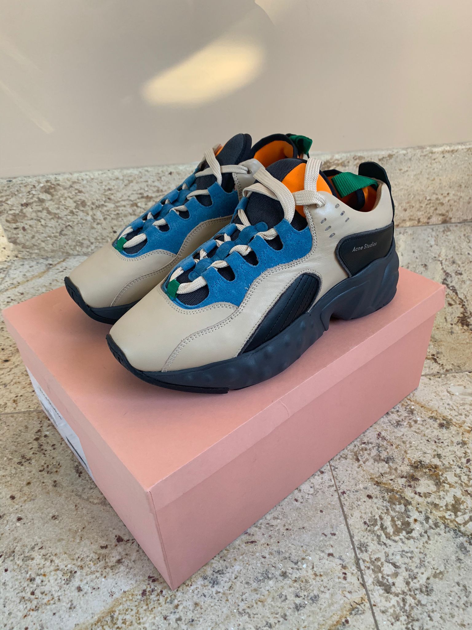 Acne Studios Rockaway Sneakers in Blue / Multi Size US 7 / EU 40 - 6 Thumbnail