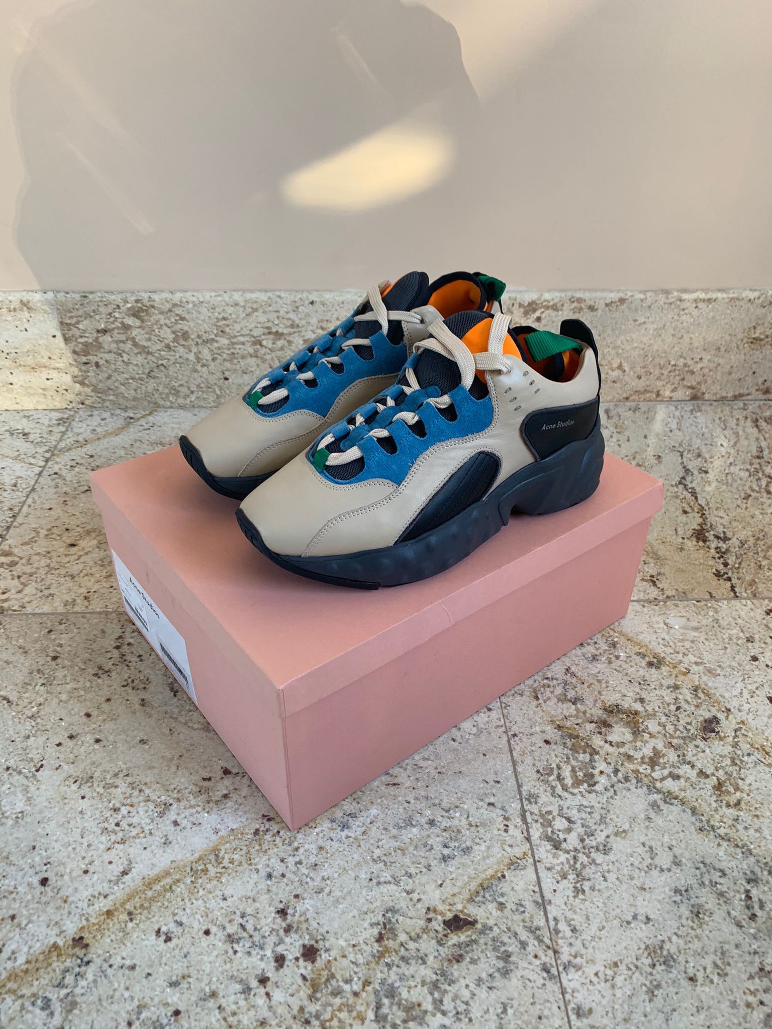 Acne Studios Rockaway Sneakers in Blue / Multi Size US 7 / EU 40 - 2 Thumbnail