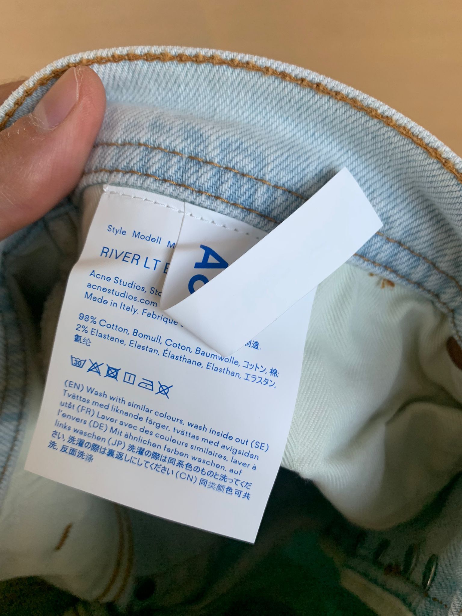 Acne Studios River Denim in Light Blue Size US 28 / EU 44 - 7 Thumbnail