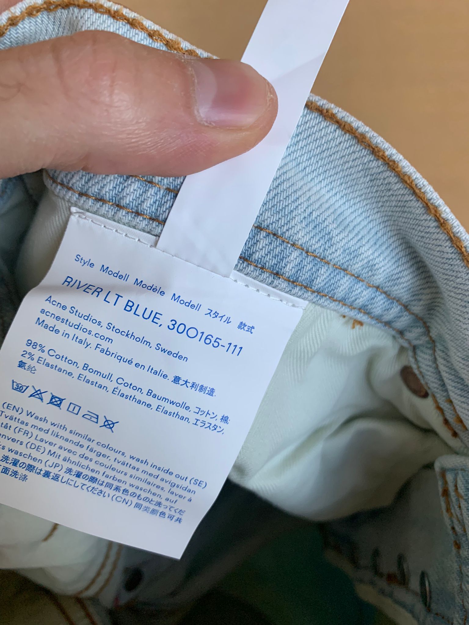 Acne Studios River Denim in Light Blue Size US 28 / EU 44 - 8 Thumbnail