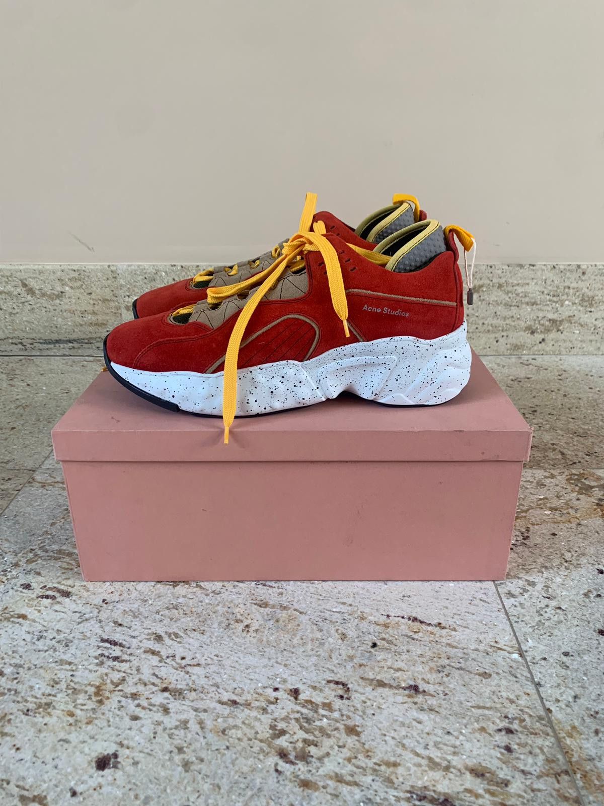 Acne Studios Rockaway Sneakers in Orange Size US 9 / EU 42 - 7 Thumbnail