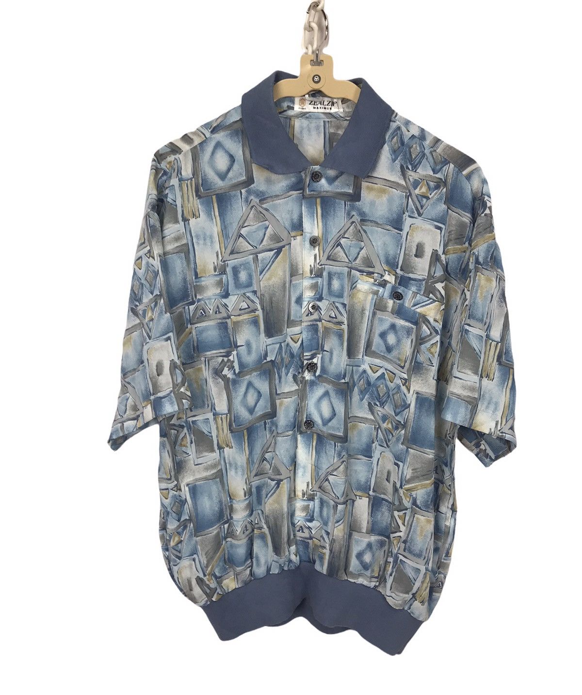 Japanese Brand × Vintage Vintage button up polos shirt by zealzip Size US L / EU 52-54 / 3 - 1 Thumbnail