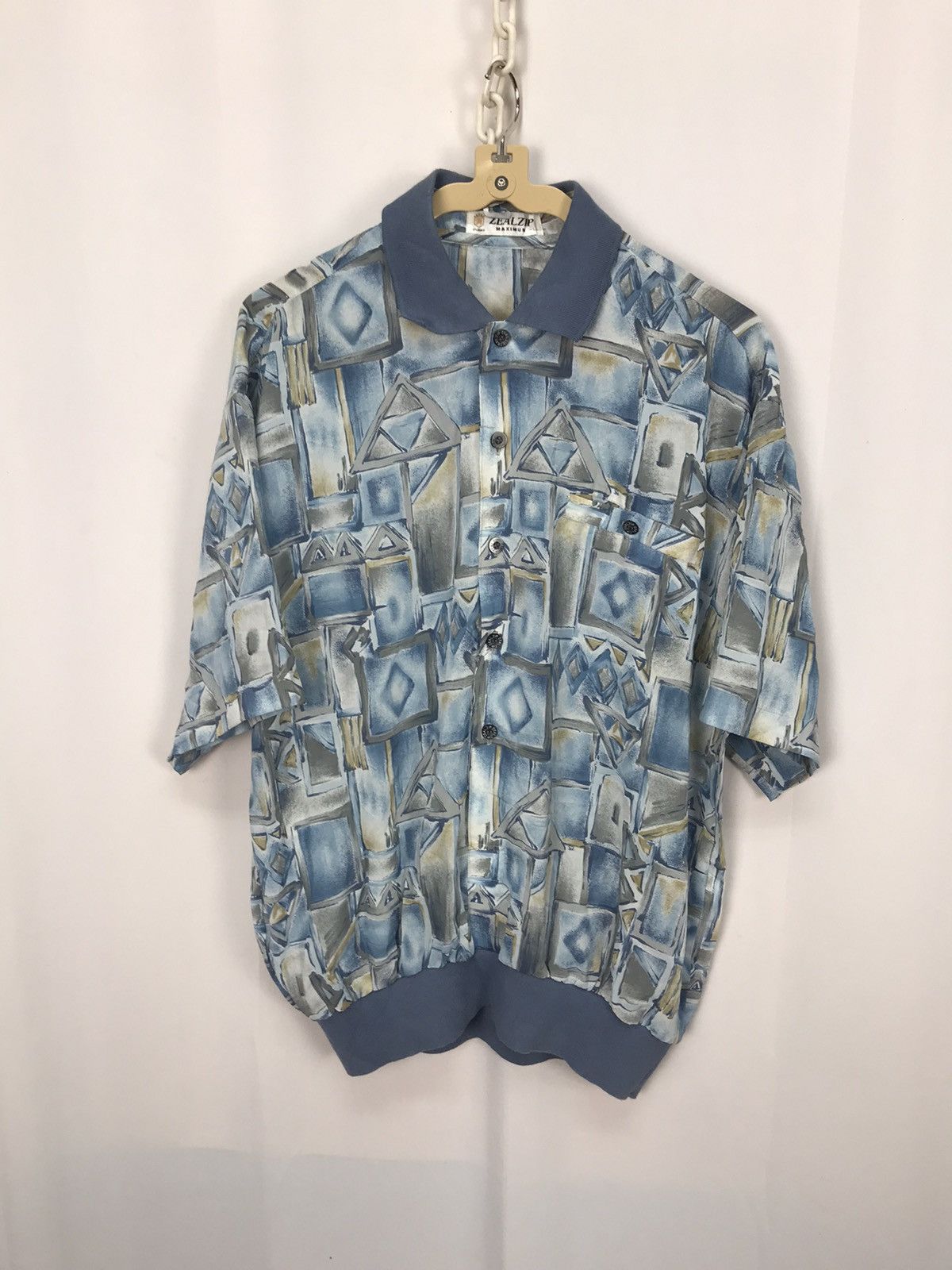 Japanese Brand × Vintage Vintage button up polos shirt by zealzip Size US L / EU 52-54 / 3 - 7 Thumbnail