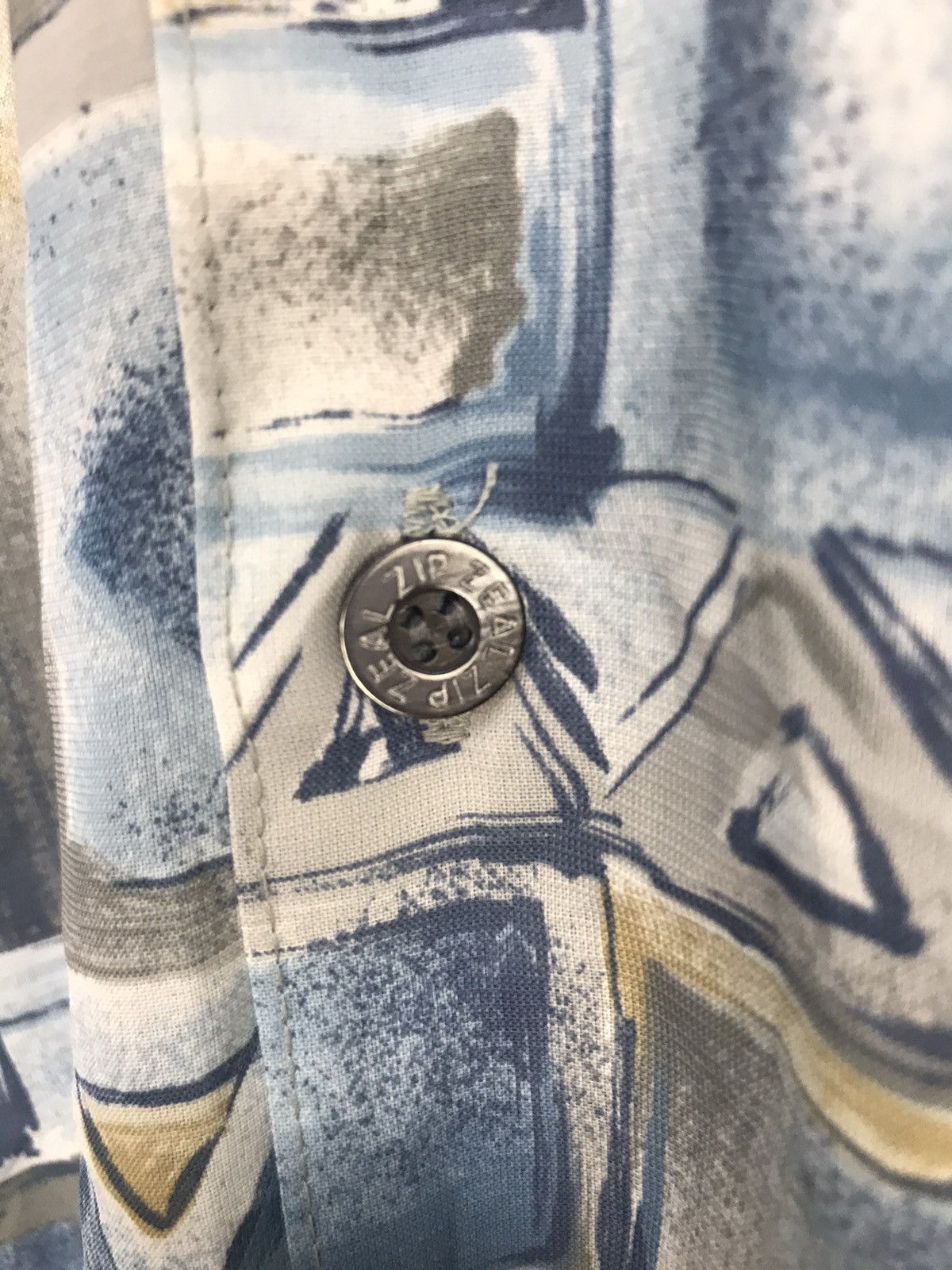 Japanese Brand × Vintage Vintage button up polos shirt by zealzip Size US L / EU 52-54 / 3 - 6 Thumbnail