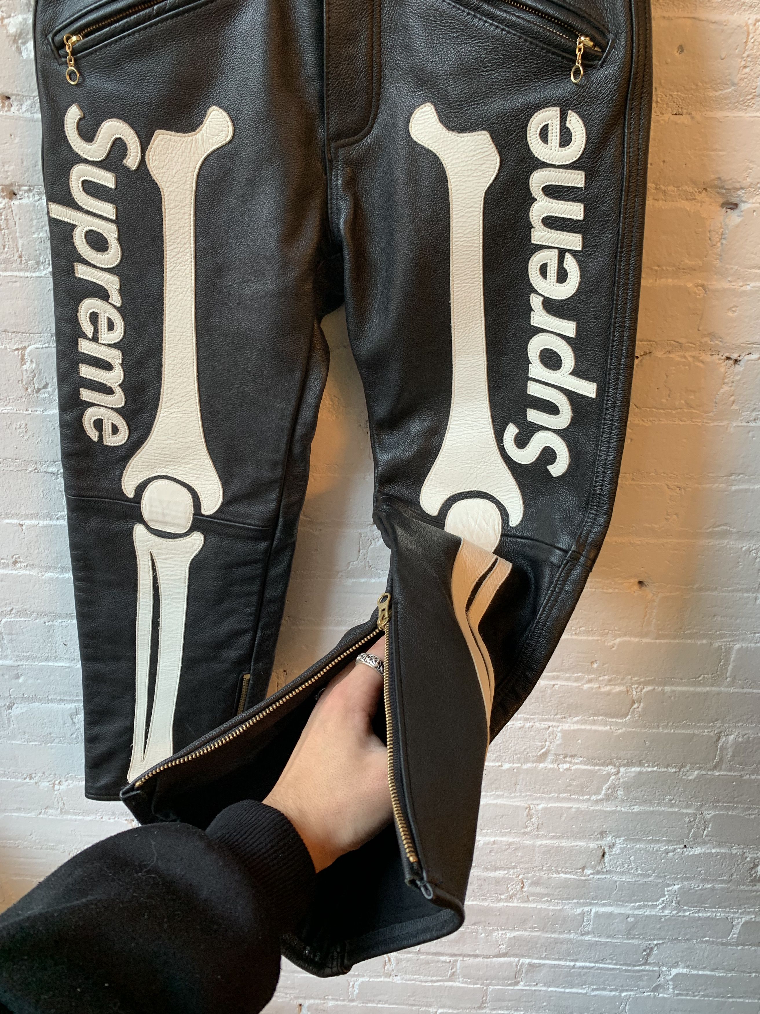 Supreme × Vanson Leathers Supreme x Vanson Leather Bone Pants Sz 30 Size US 30 / EU 46 - 7 Thumbnail