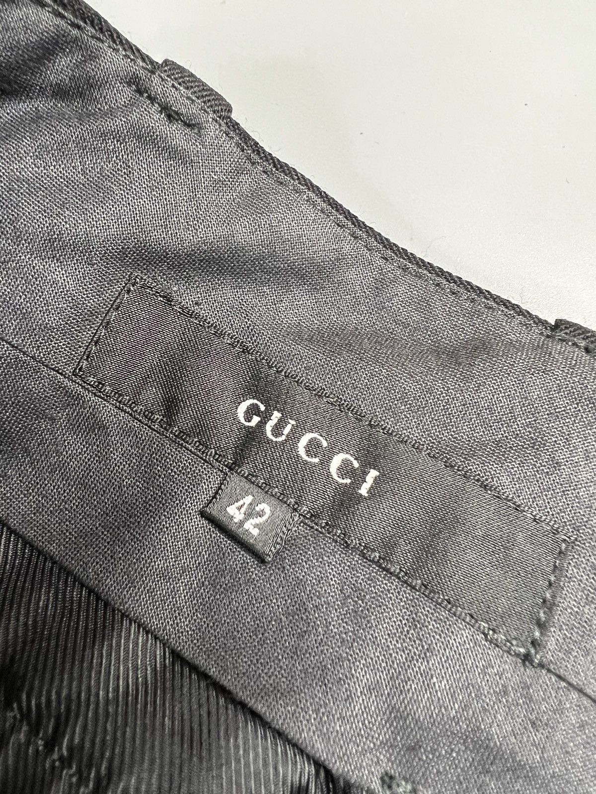 Gucci Gucci x Tomford F/W 98 Panelled Back Buckle Trouser Size US 33 - 17 Thumbnail