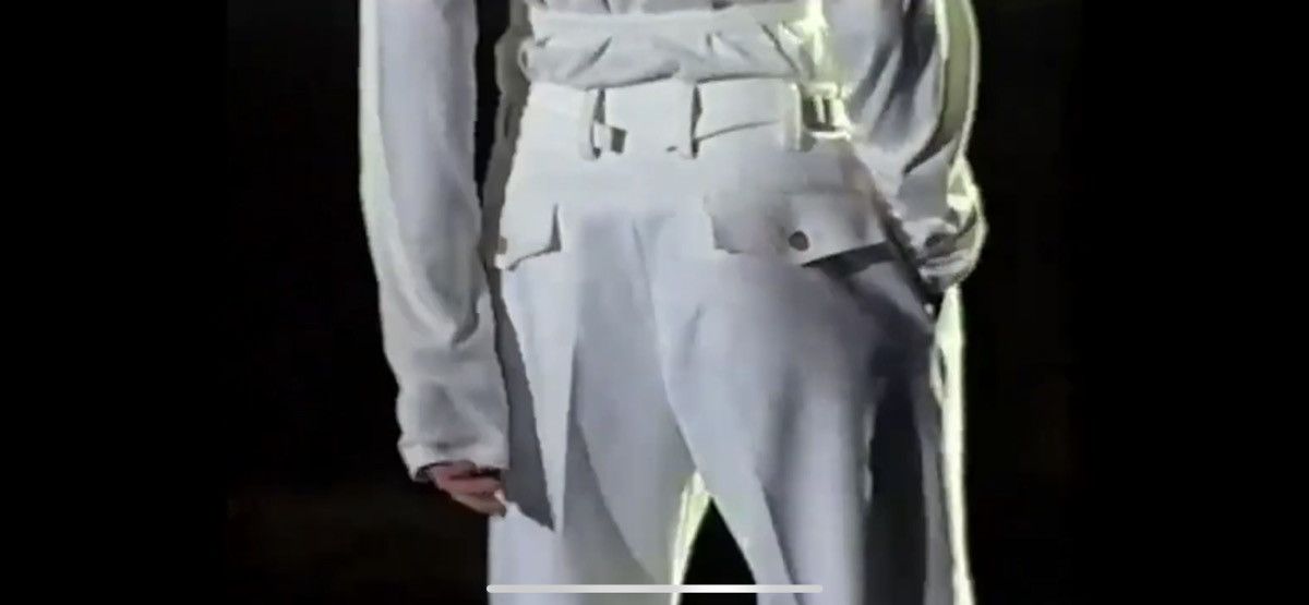 Gucci Gucci x Tomford F/W 98 Panelled Back Buckle Trouser Size US 33 - 3 Thumbnail