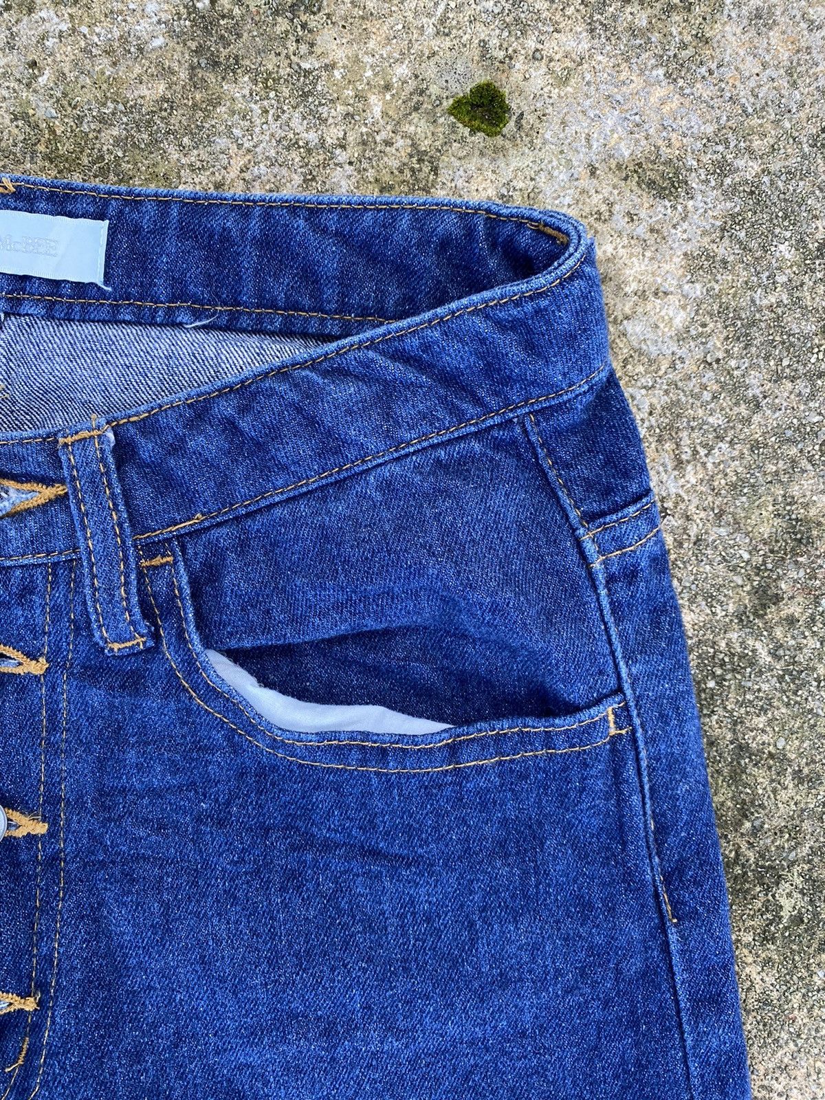 Japanese Brand Cecil McBEE Bell Bottoms Denim Size 25" / US 0 / IT 36 - 3 Thumbnail
