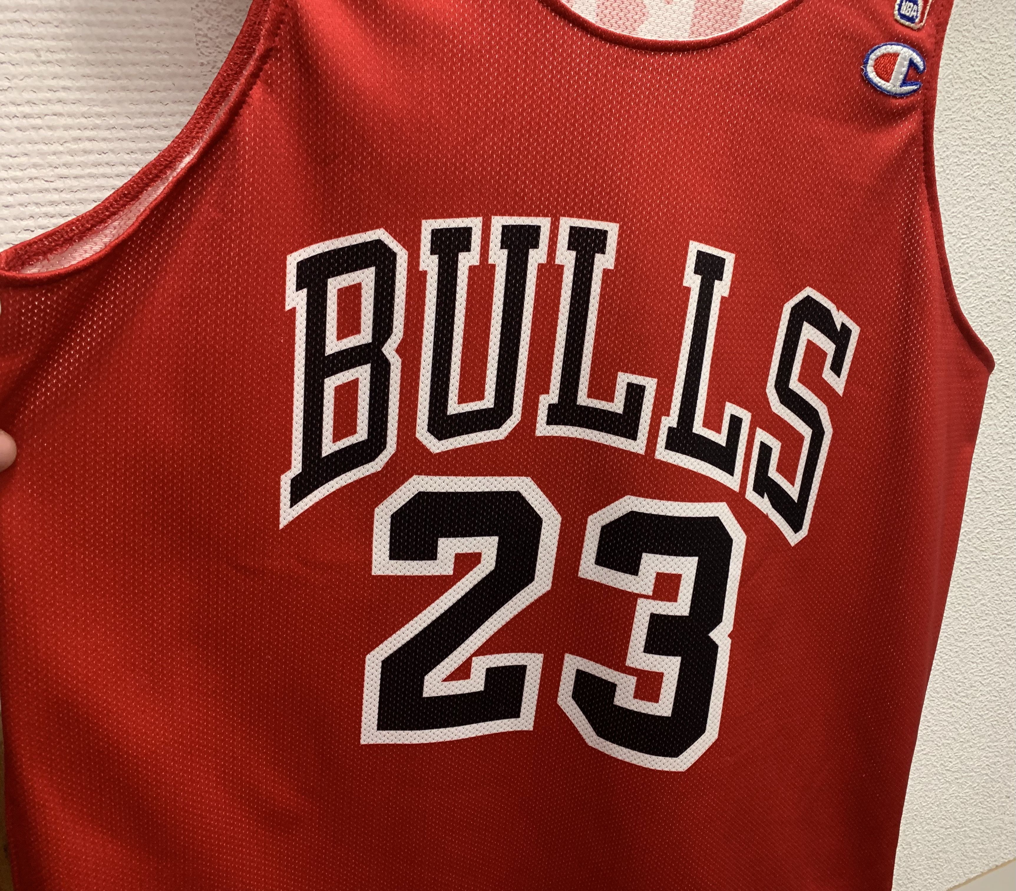 Champion Jordan 23 Chicago bulls champion jersey red vintag jersey L Size US L / EU 52-54 / 3 - 2 Thumbnail