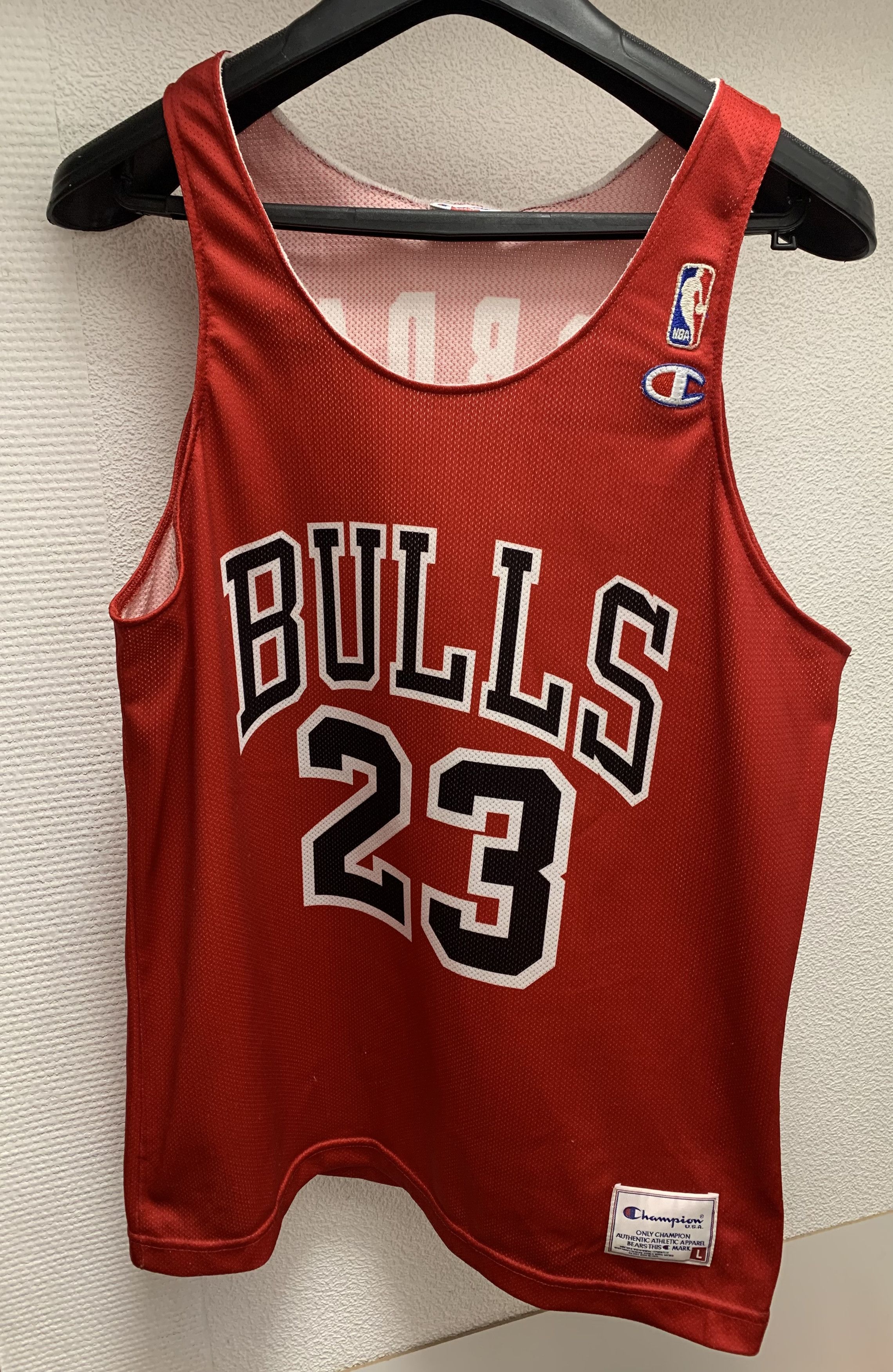 Champion Jordan 23 Chicago bulls champion jersey red vintag jersey L Size US L / EU 52-54 / 3 - 1 Thumbnail
