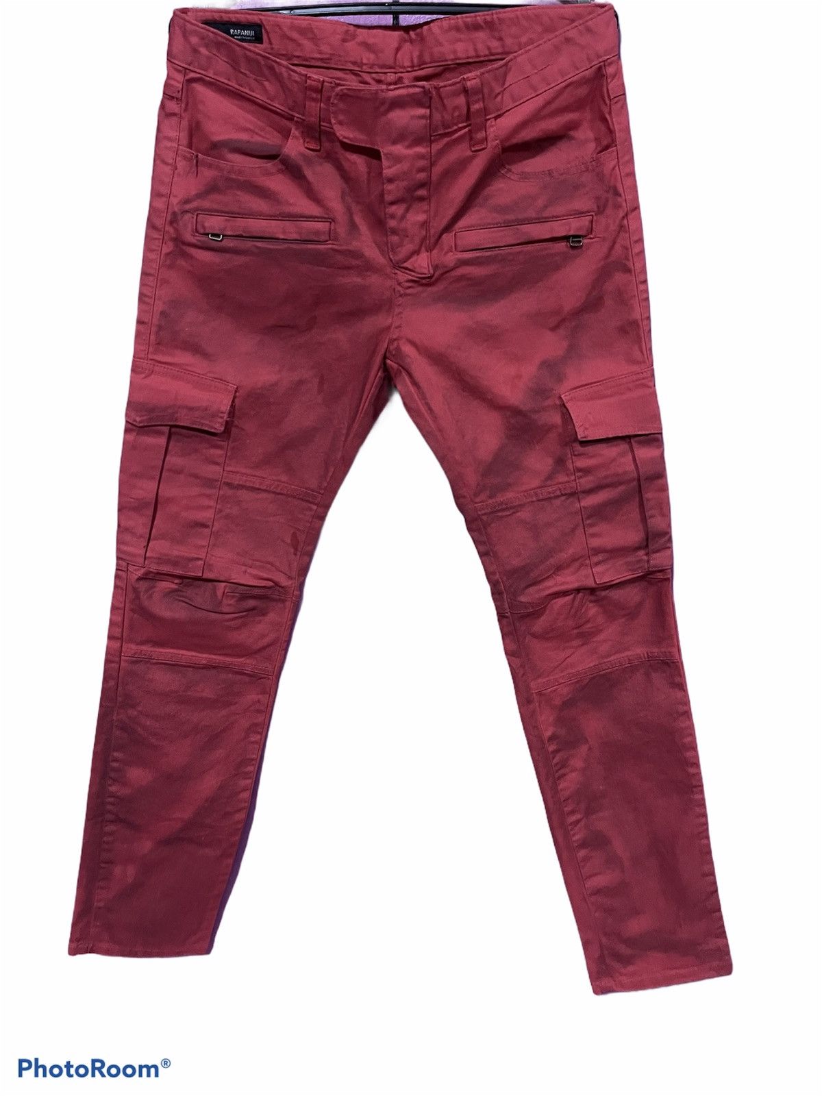 Japanese Brand RAPANUI RED SIZE 33 CARGO PANT JAPAN Size US 33 - 1 Thumbnail