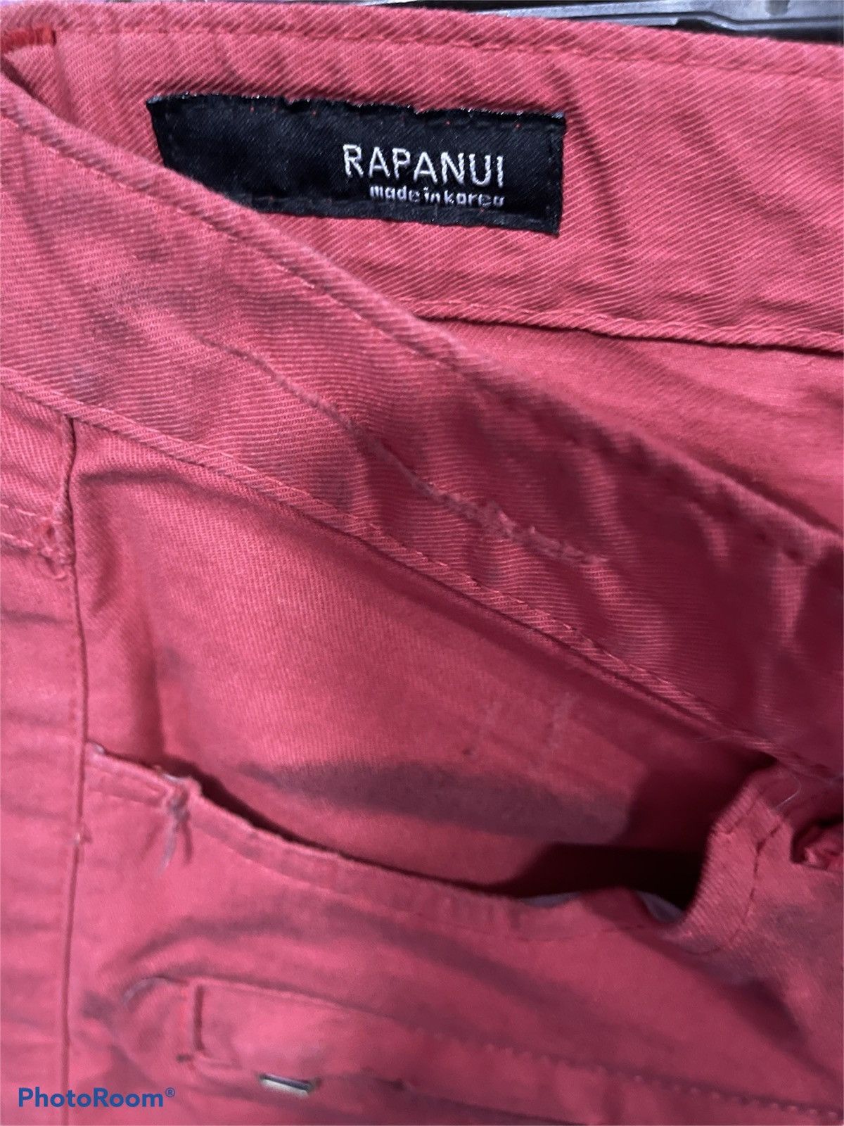 Japanese Brand RAPANUI RED SIZE 33 CARGO PANT JAPAN Size US 33 - 5 Thumbnail
