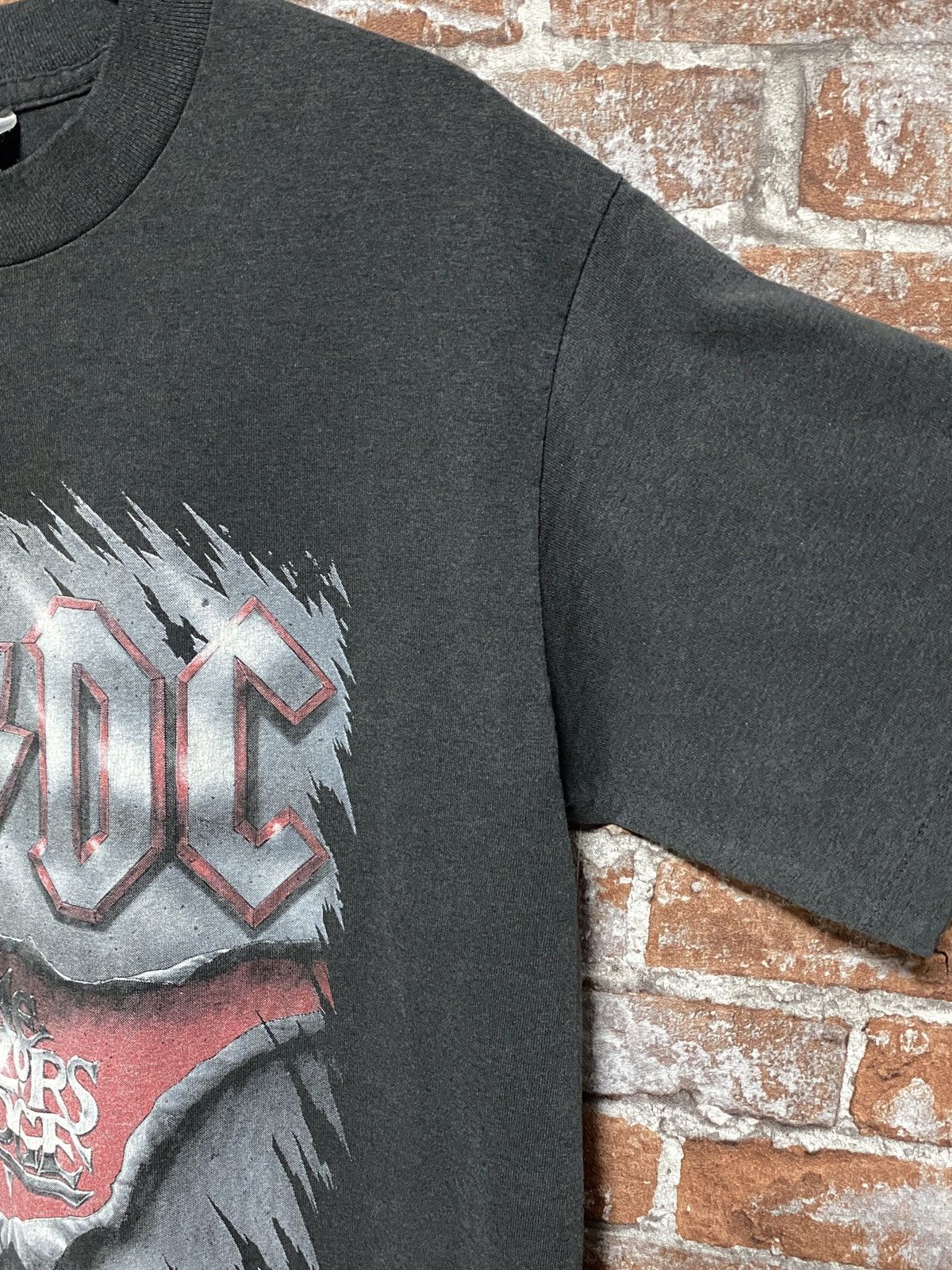 AC/DC × Band Tees × Vintage Vintage 1990 AC/DC The Razor Edge Rare tour tee shirt Size US L / EU 52-54 / 3 - 5 Thumbnail