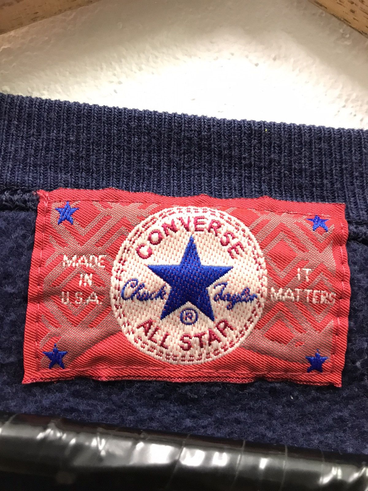 Converse × Sports Specialties × Vintage Vintage 90s 1993 Converse Chuck Taylor Rare Design Sweater Size US M / EU 48-50 / 2 - 8 Thumbnail