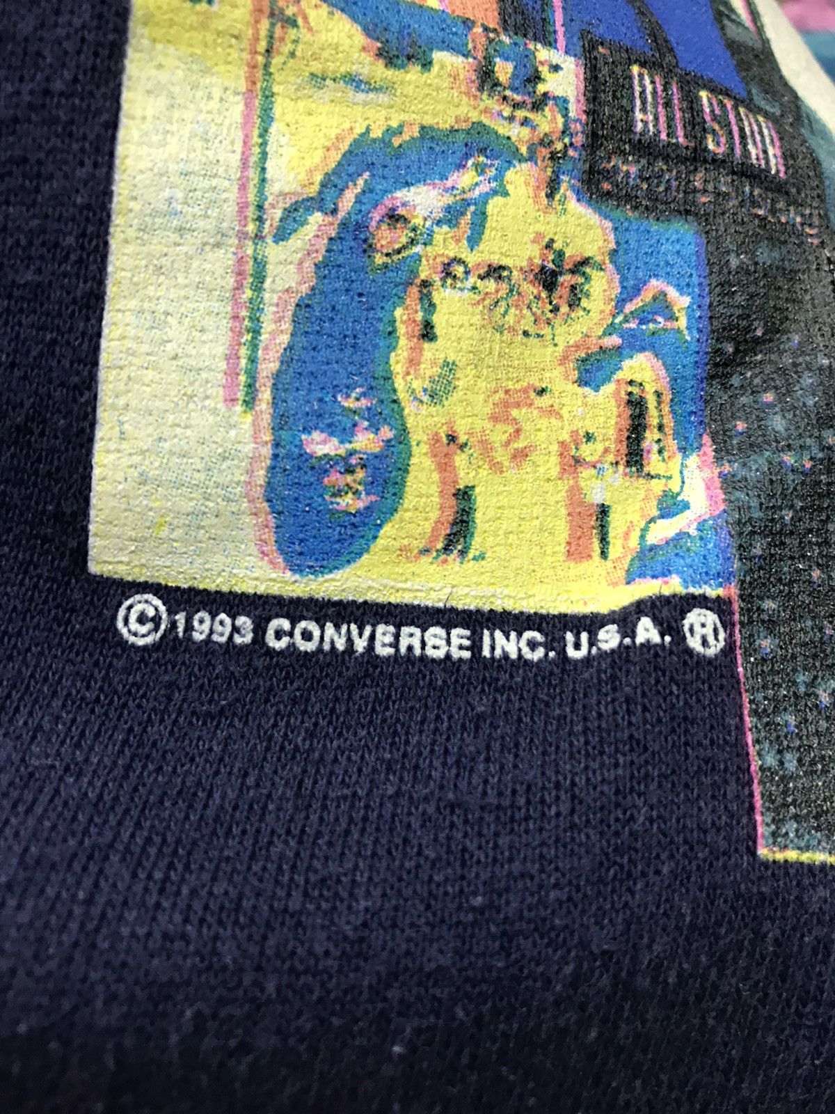Converse × Sports Specialties × Vintage Vintage 90s 1993 Converse Chuck Taylor Rare Design Sweater Size US M / EU 48-50 / 2 - 7 Thumbnail