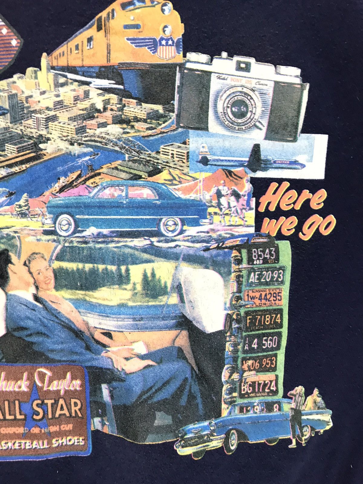 Converse × Sports Specialties × Vintage Vintage 90s 1993 Converse Chuck Taylor Rare Design Sweater Size US M / EU 48-50 / 2 - 3 Thumbnail