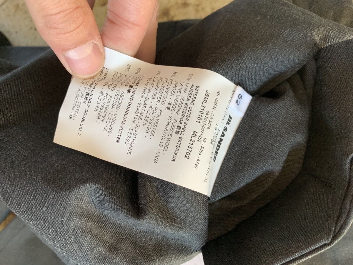 Jil Sander Battista S.18 Grey Slacks Size US 36 / EU 52 - 14 Thumbnail