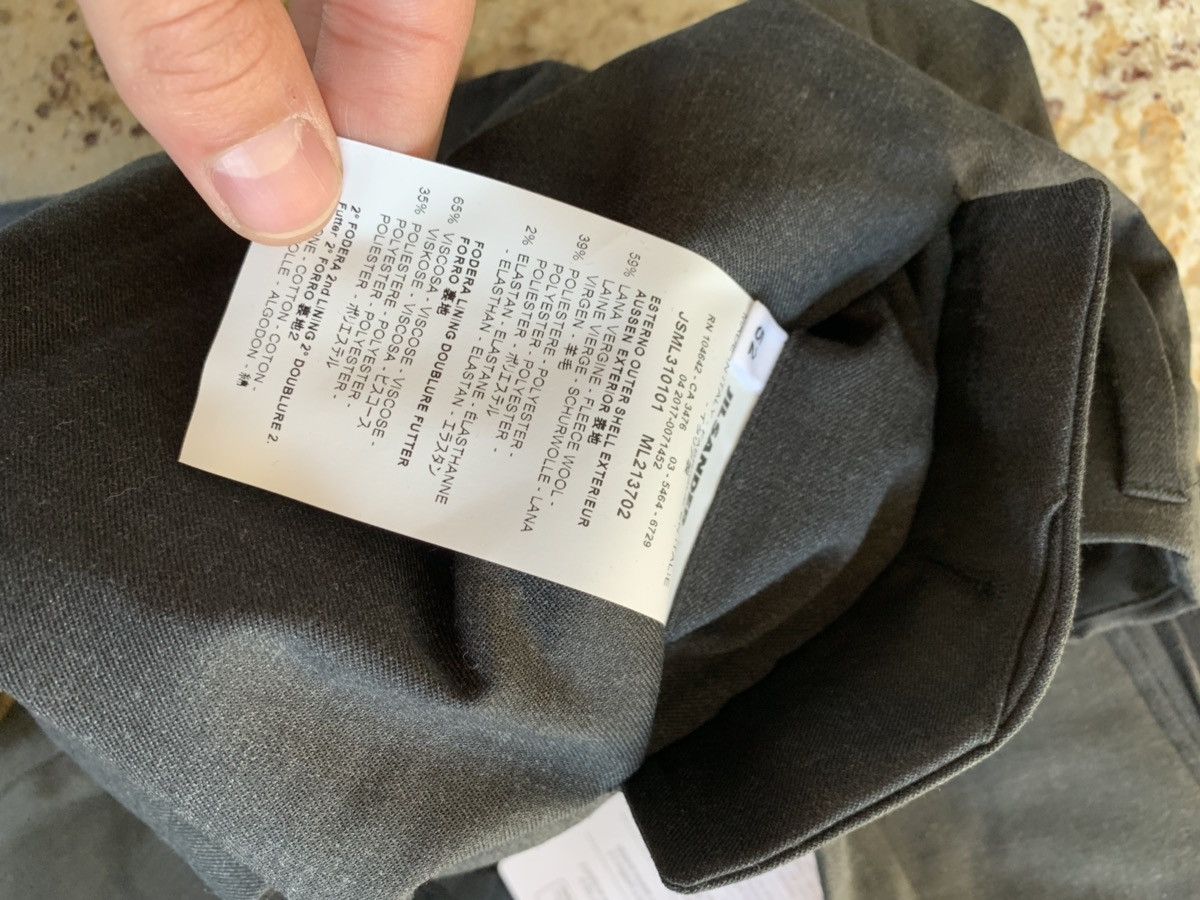 Jil Sander Battista S.18 Grey Slacks Size US 36 / EU 52 - 15 Thumbnail