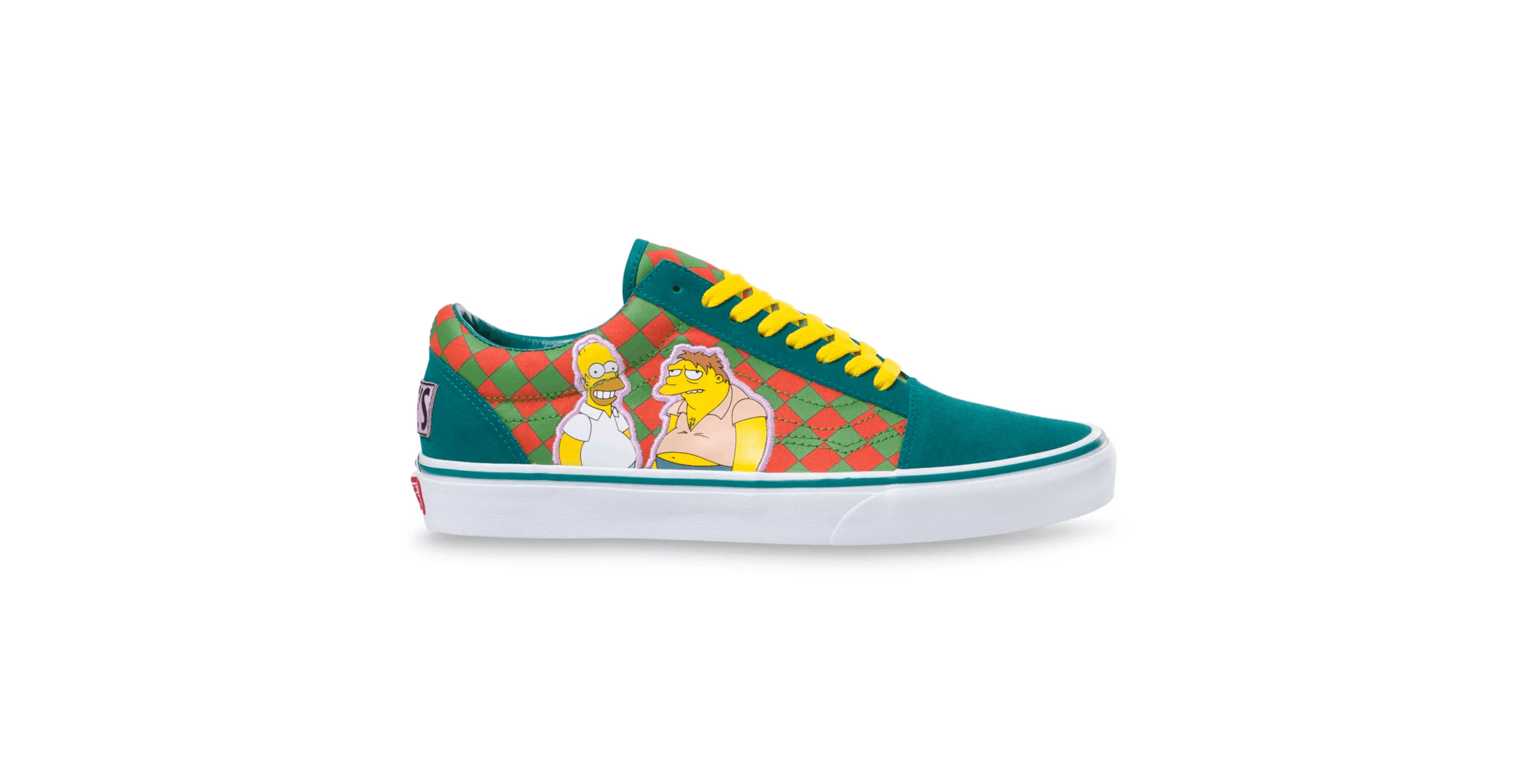 Size US 7 Vans Old Skool The Simpsons Moe's Bar Green