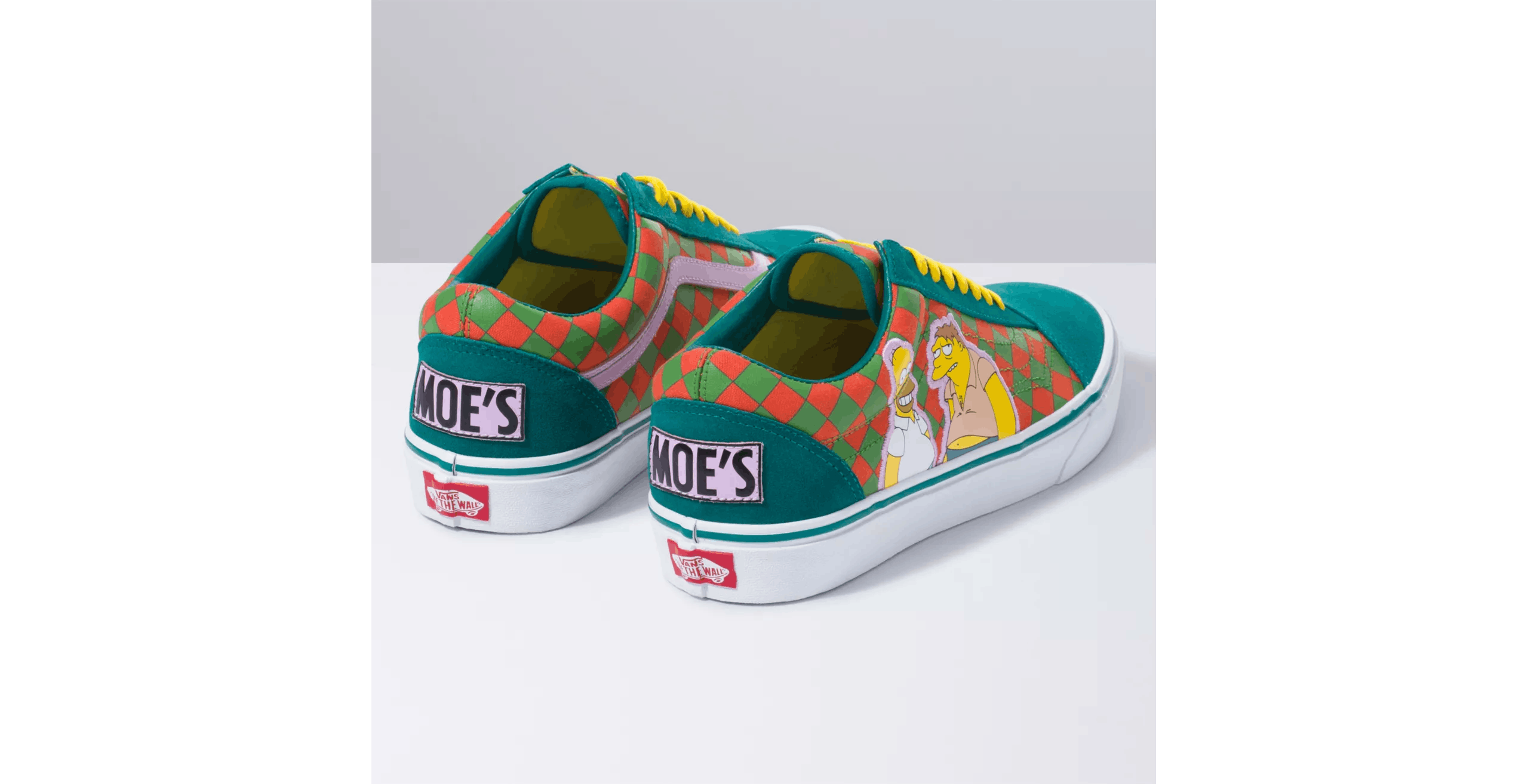 Size US 7 Vans Old Skool The Simpsons Moe's Bar Green