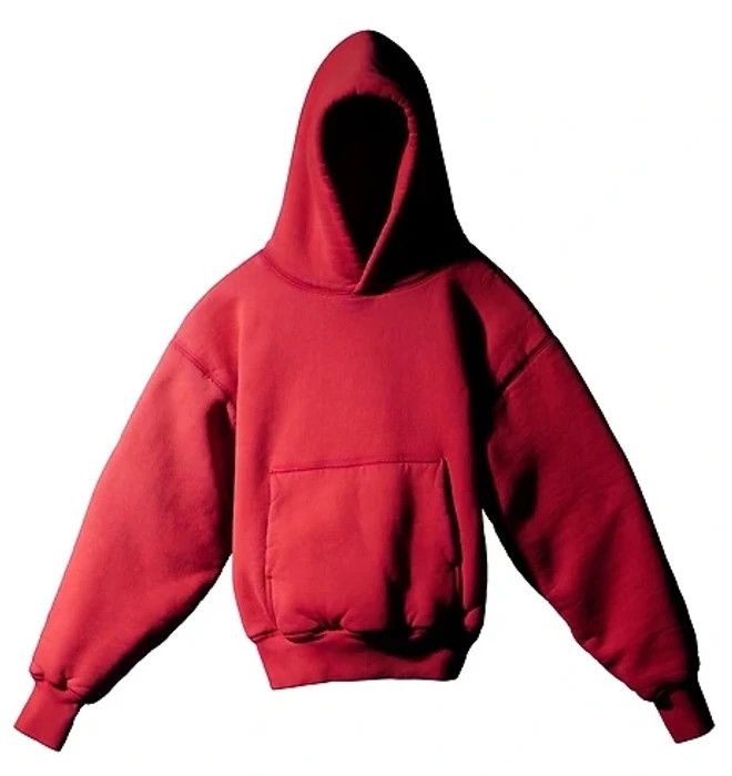 image of Medium Yeezy Gap Hoodie Red Sweatshirt Jacket, Men's