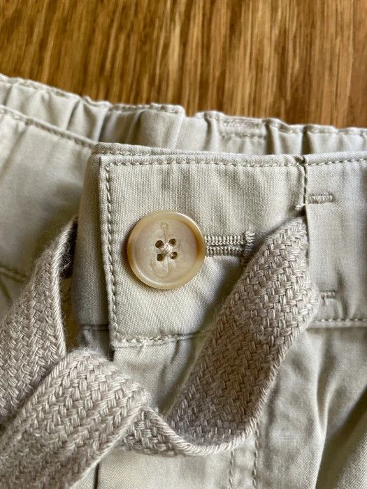 JW Anderson × Uniqlo XL Extra Large Khaki Men Relaxed Drawstring Pants Off White Size US 38 / EU 54 - 4 Thumbnail