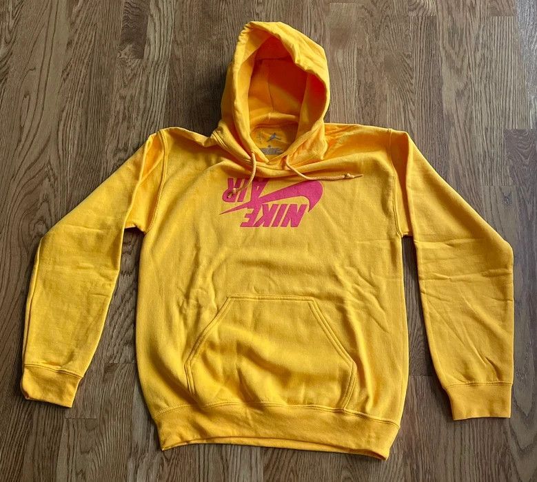 Pre-owned Jordan Nike Small Gold Yellow Cactus Jack Highest Hoodie