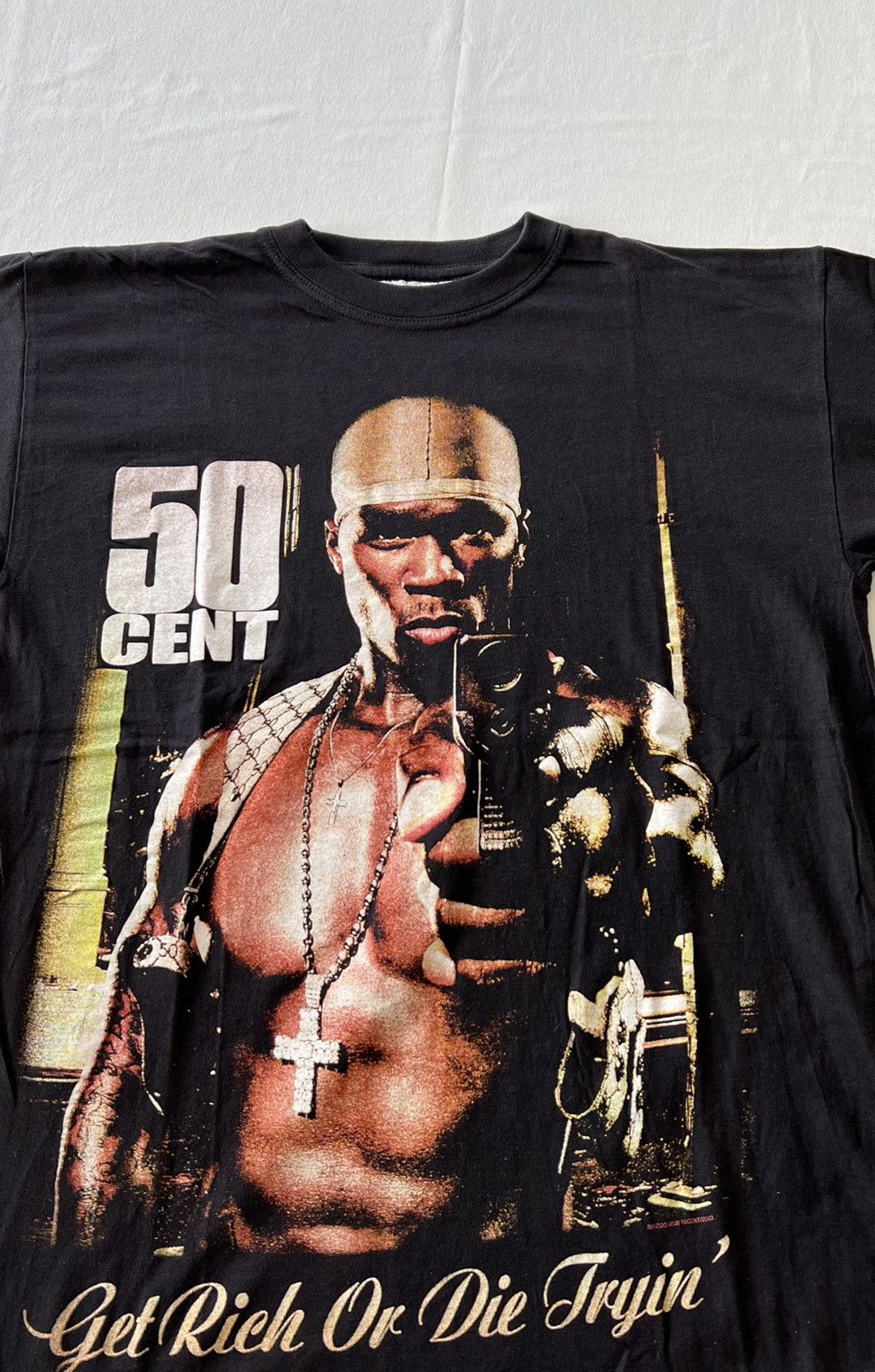 Band Tees Vintage 2003 50 Cent Get Rich or Die Tryin' Tee (Dr. Dre) Size US L / EU 52-54 / 3 - 4 Thumbnail