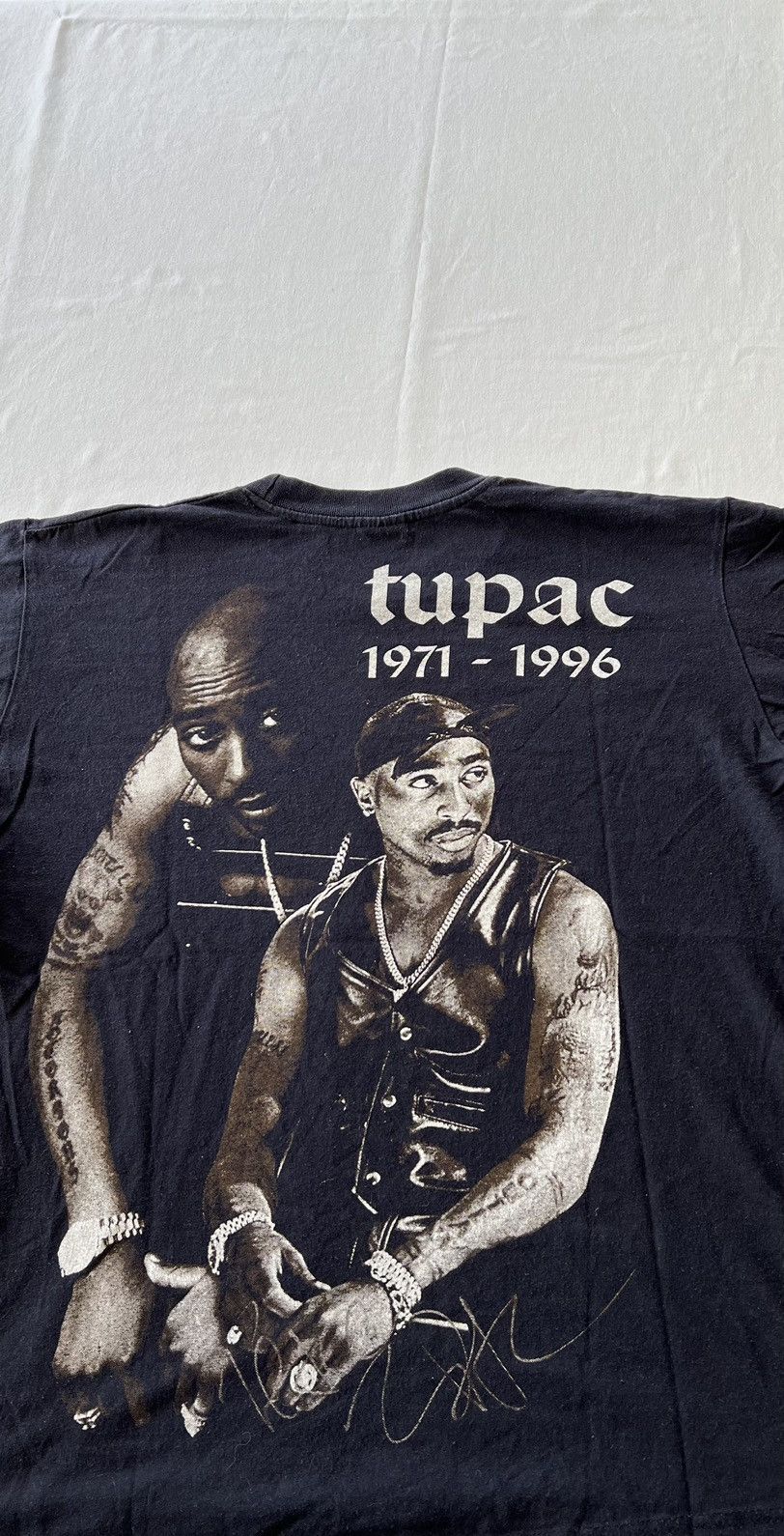 Band Tees Vintage 90s Tupac 2Pac Bootleg Tee (50 cent Dr. Dre) Size US M / EU 48-50 / 2 - 17 Thumbnail