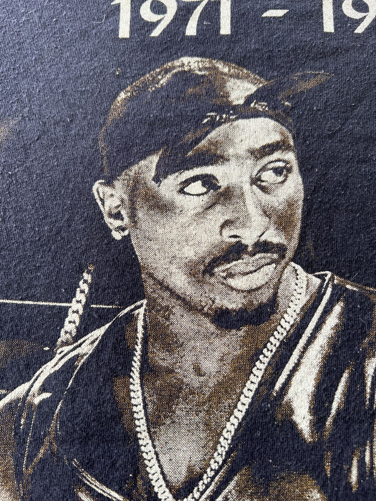 Band Tees Vintage 90s Tupac 2Pac Bootleg Tee (50 cent Dr. Dre) Size US M / EU 48-50 / 2 - 18 Thumbnail