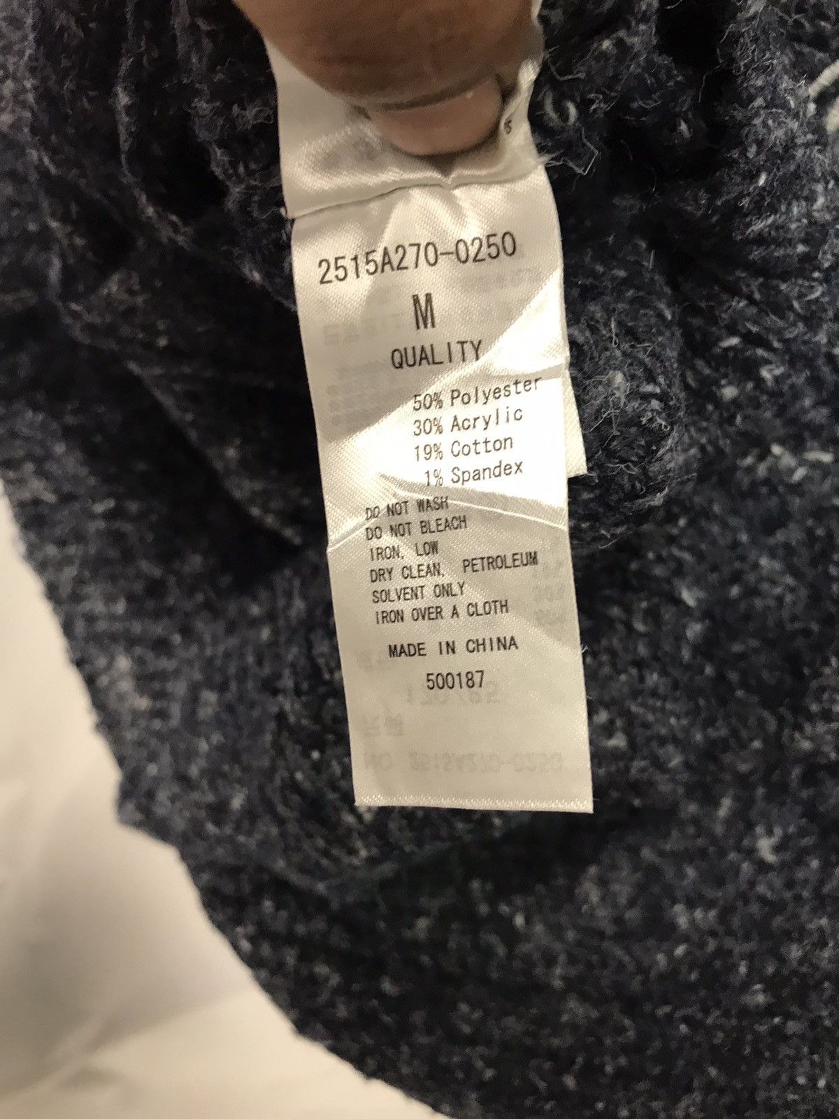 Japanese Brand Stooge&co wool button cardigan with patches and spellout Size US M / EU 48-50 / 2 - 5 Thumbnail