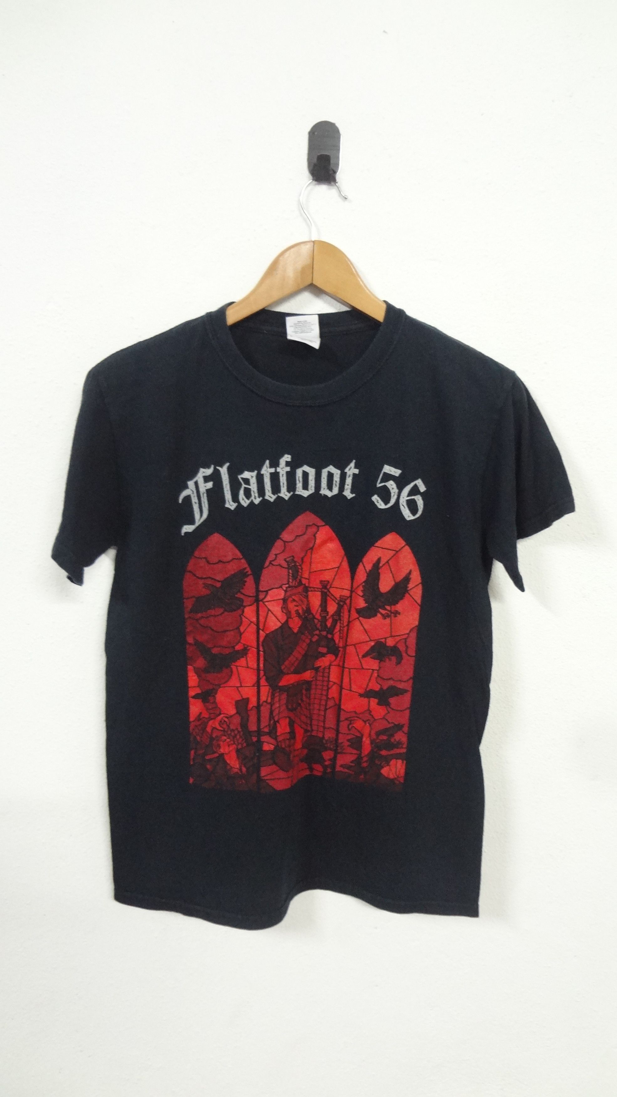 Band Tees × Vintage Vintage Y2k flatfoot 56 t shirt Size US S / EU 44-46 / 1 - 1 Thumbnail