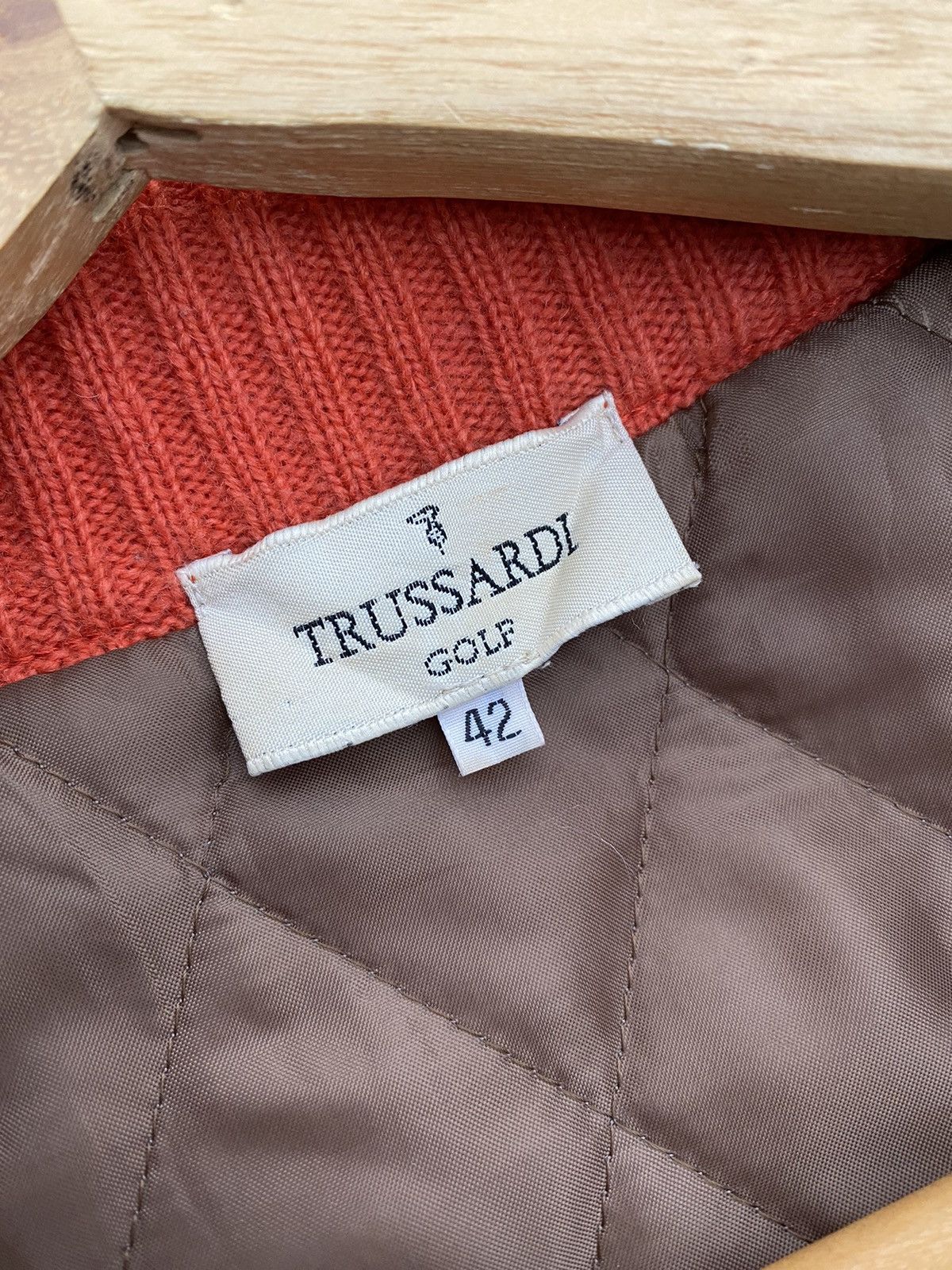 Trussardi × Vintage ⚡️Steals⚡️ Vintage Trussardi Golf Jacket Size L / US 10 / IT 46 - 7 Thumbnail