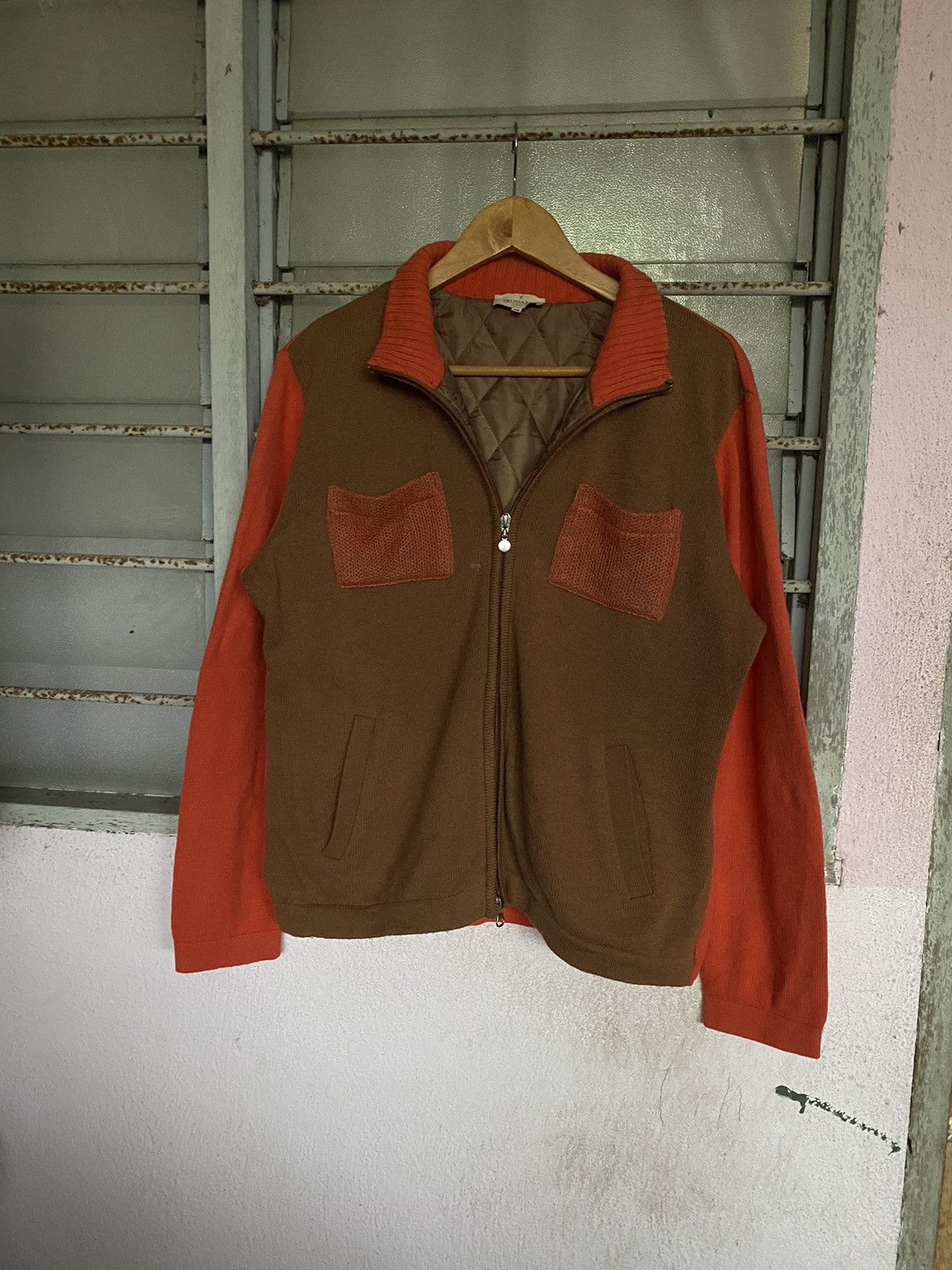 Trussardi × Vintage ⚡️Steals⚡️ Vintage Trussardi Golf Jacket Size L / US 10 / IT 46 - 5 Thumbnail