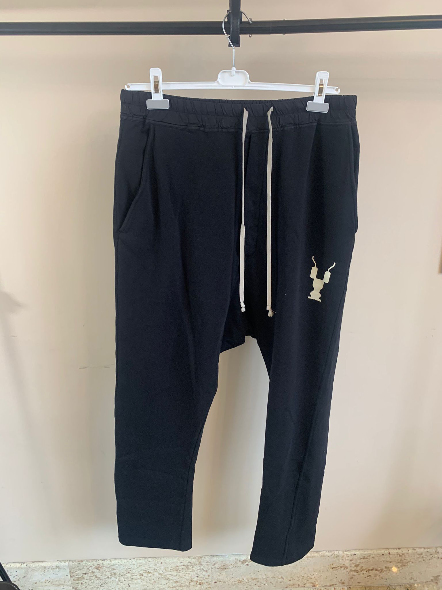 Rick Owens Drkshdw FW19 Drawstring Long Pants Size US 36 / EU 52 - 4 Thumbnail
