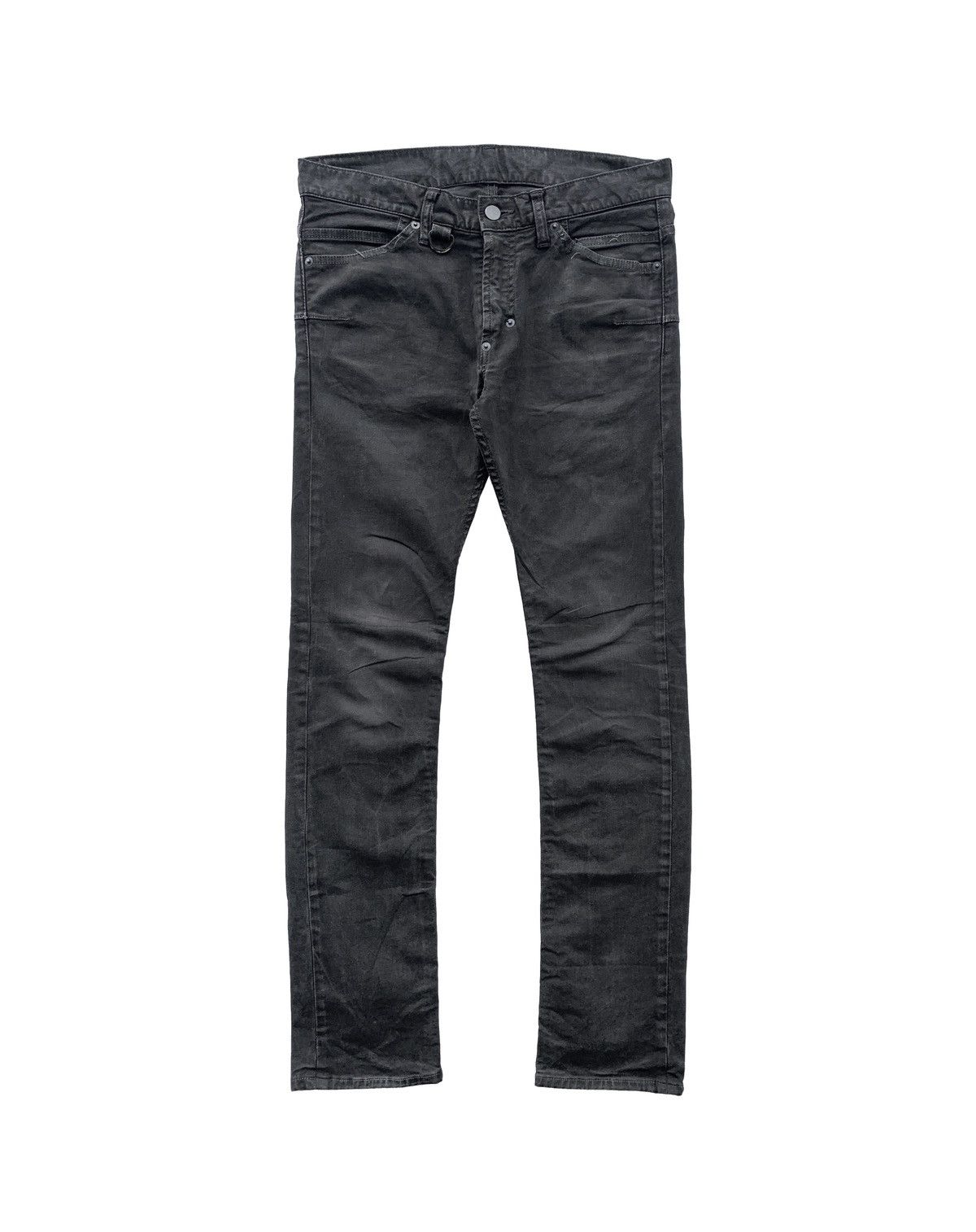image of Motel Inc Skinny Coated Punk Denim Like in Black, Men's (Size 29)