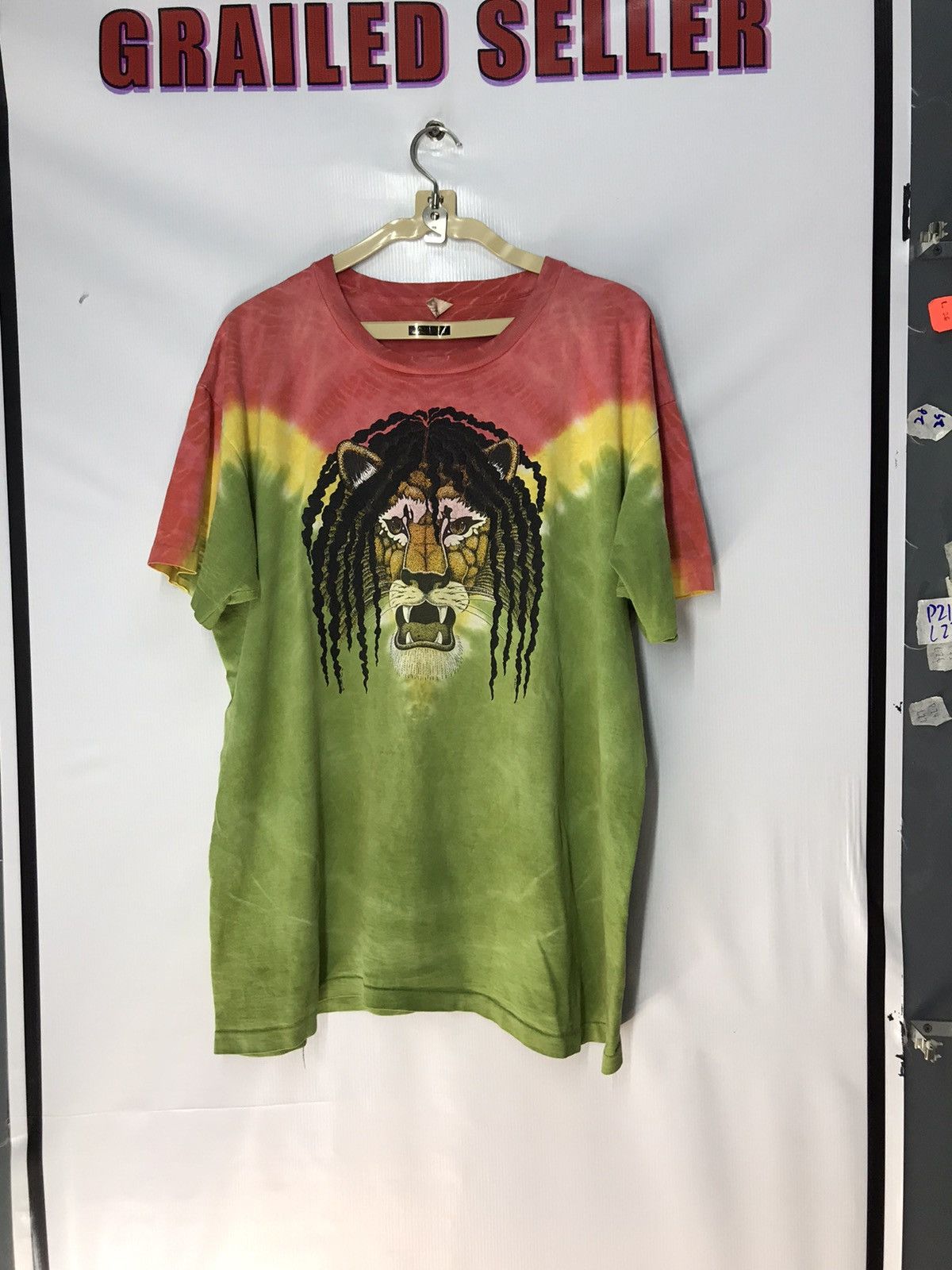 Band Tees × Vintage Vintage rasta printed tshirt Size US XL / EU 56 / 4 - 1 Thumbnail