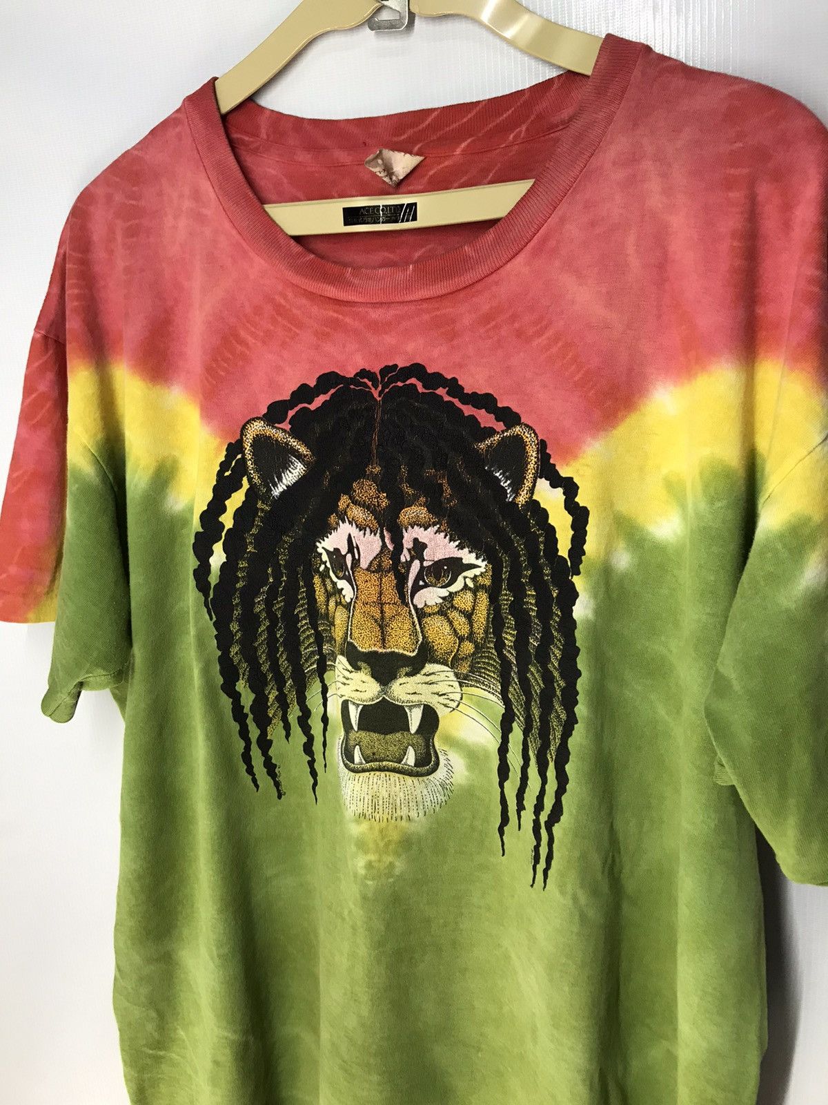 Band Tees × Vintage Vintage rasta printed tshirt Size US XL / EU 56 / 4 - 4 Thumbnail