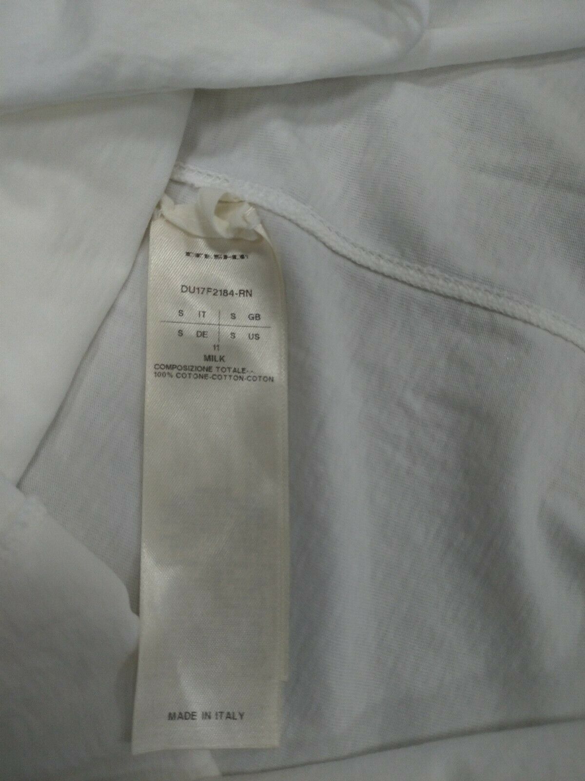 Rick Owens Drkshdw FW17 Top - Wreck Tee in Milk Size US S / EU 44-46 / 1 - 2 Thumbnail