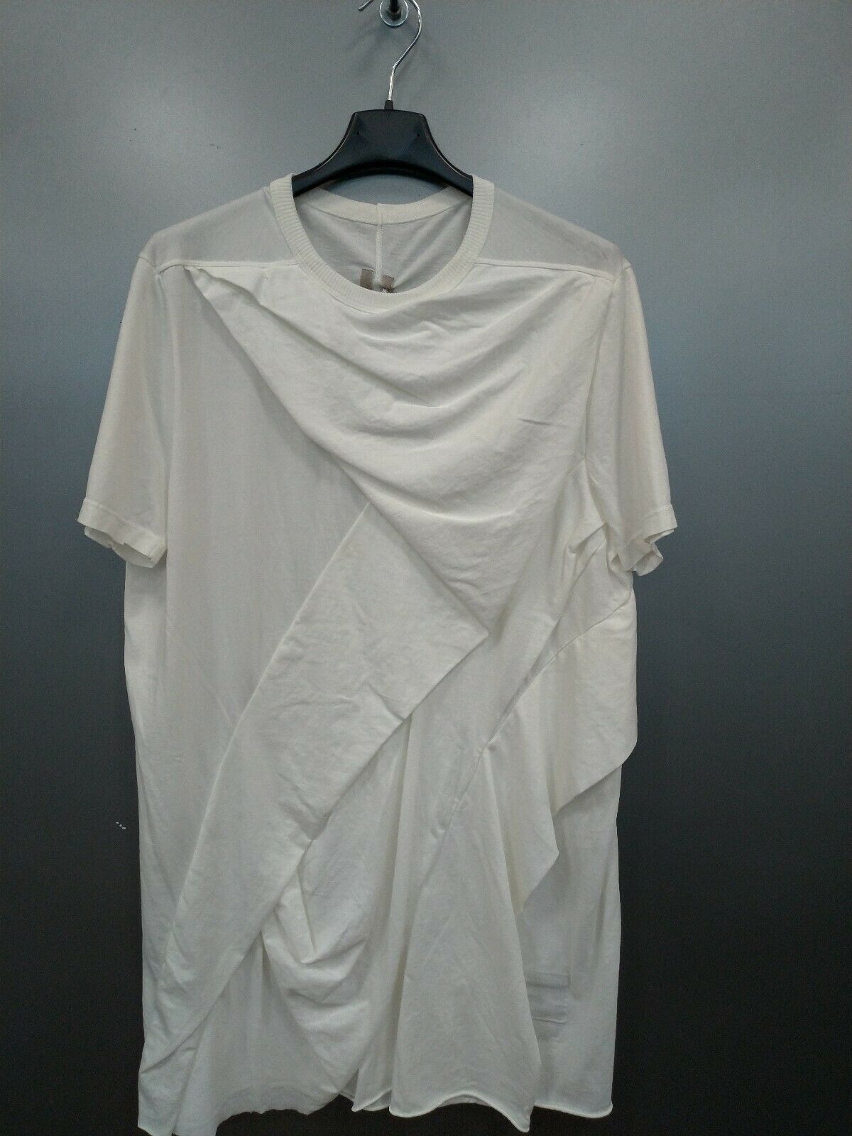 Rick Owens Drkshdw FW17 Top - Wreck Tee in Milk Size US S / EU 44-46 / 1 - 1 Thumbnail