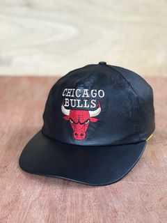 Vintage Chicago Bulls Leather Jeff Hamilton Jacket Sz L – Snap