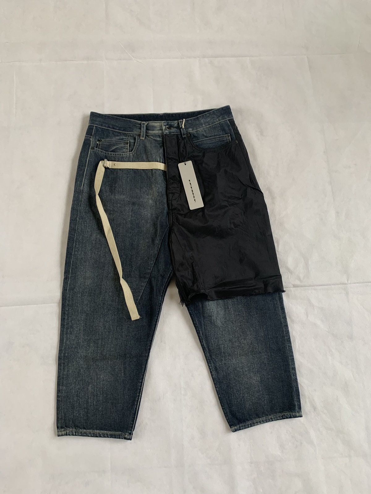 Rick Owens Drkshdw Combo Collapse Denim in Hustler Size US 31 - 3 Thumbnail
