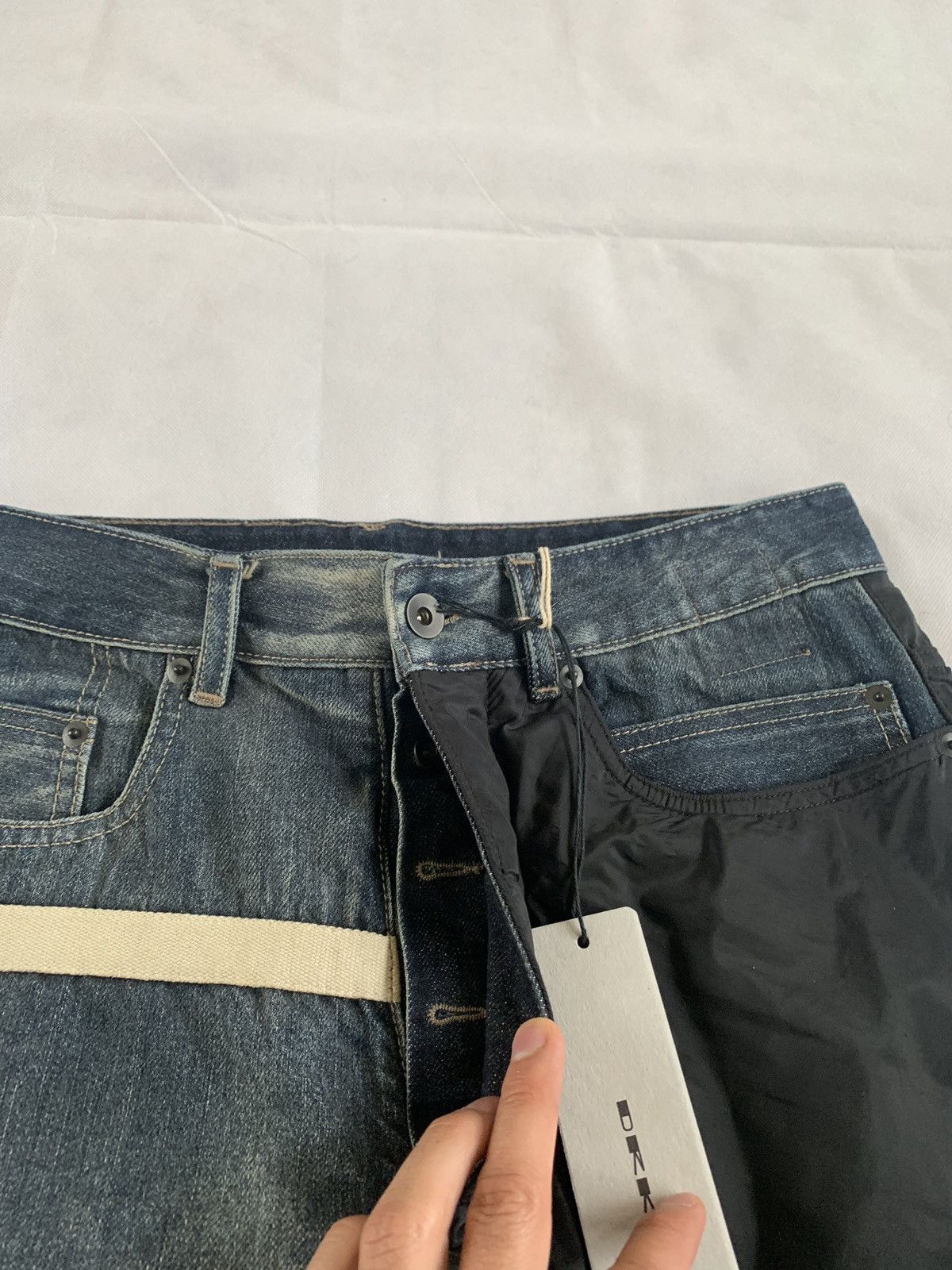 Rick Owens Drkshdw Combo Collapse Denim in Hustler Size US 31 - 4 Thumbnail